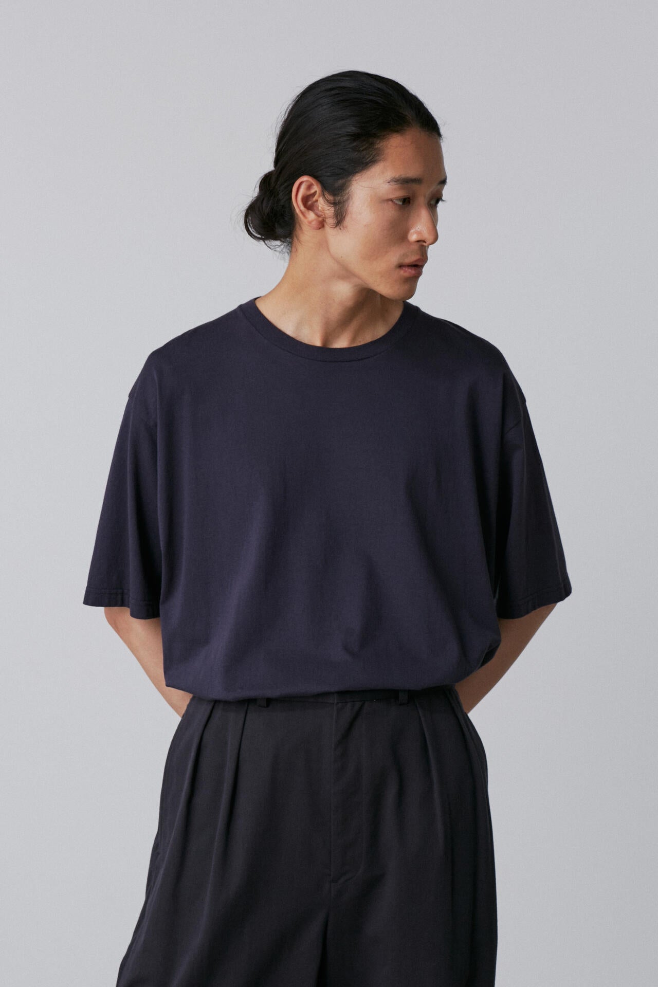 Y / ORGANIC COTTON JERSEY SHORT SLEEVE T‐SHIRT