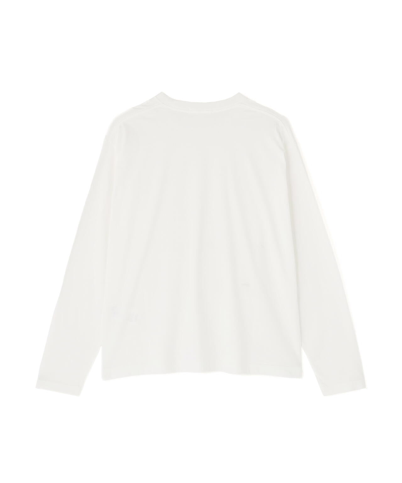 Y / ORGANIC COTTON JERSEY LONG SLEEVE T‐SHIRT