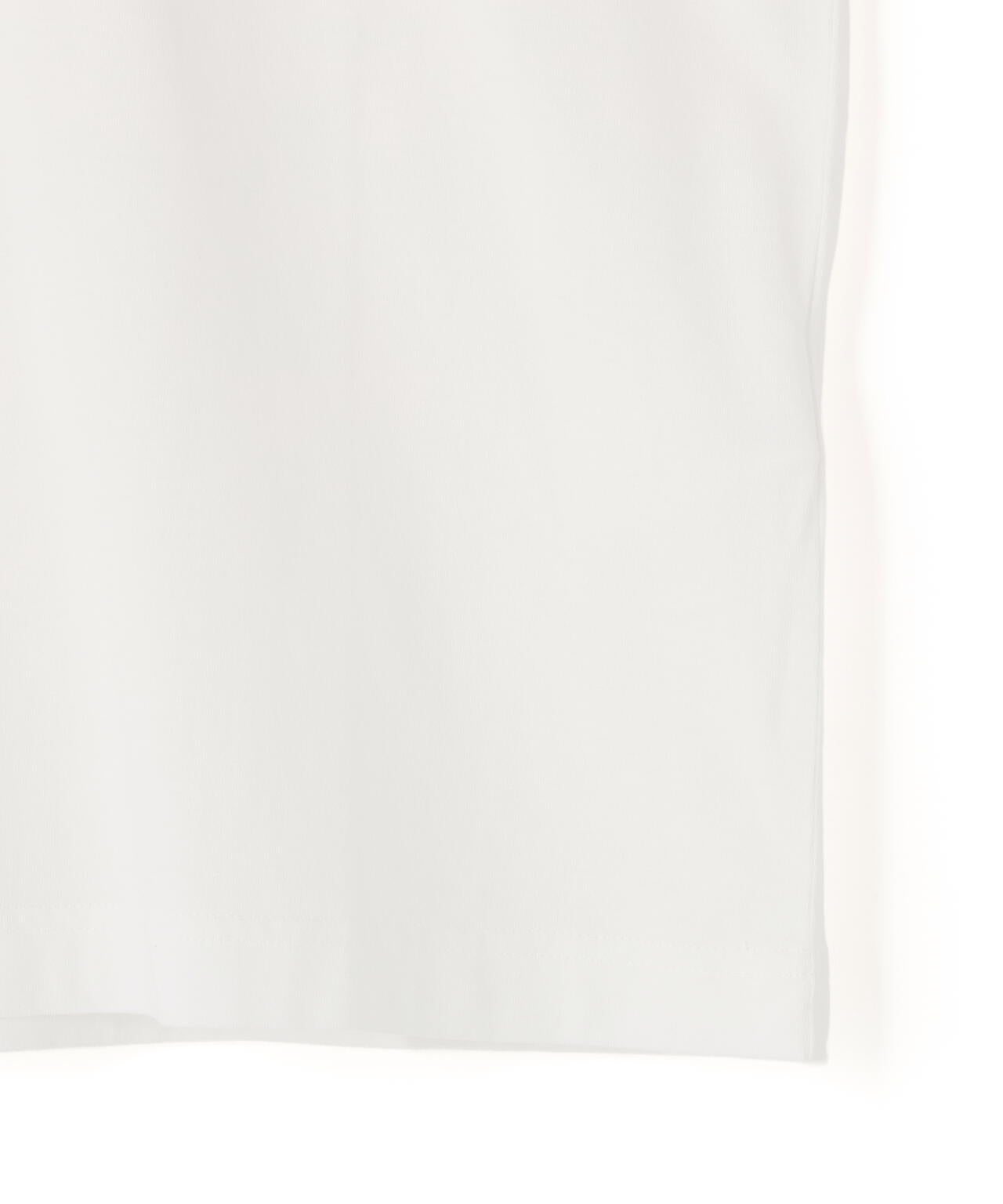 Y / ORGANIC COTTON JERSEY MOCK NECK SHORT SLEEVE T-SHIRT