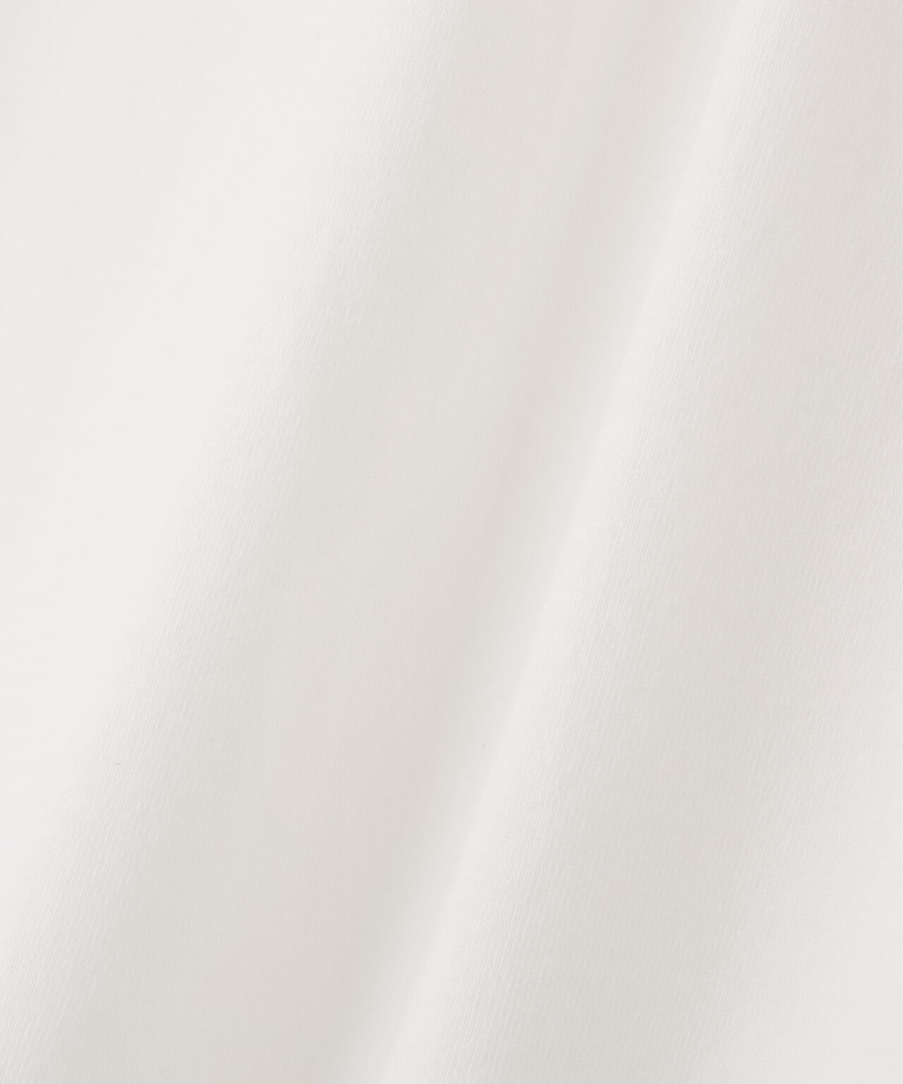 Y / ORGANIC COTTON JERSEY MOCK NECK SHORT SLEEVE T-SHIRT