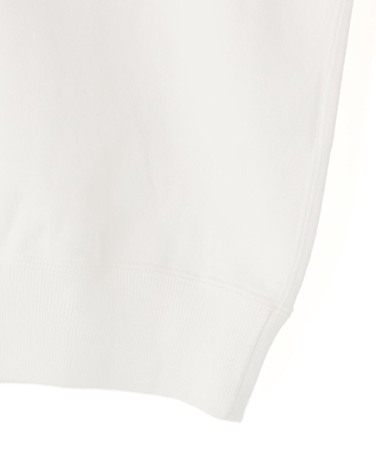 Y / ORGANIC COTTON BLEND HEAVY WEIGHT FLEECE HALF ZIP