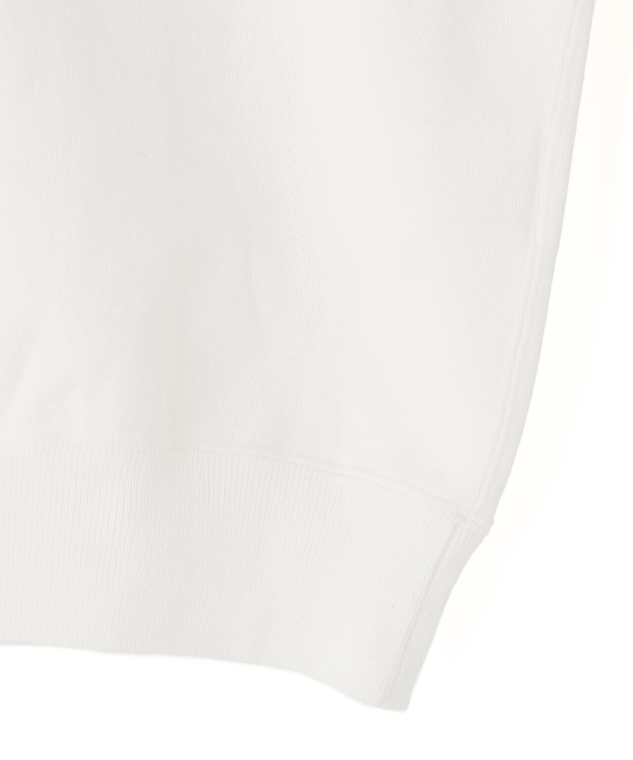 Y / ORGANIC COTTON BLEND HEAVY WEIGHT FLEECE HALF ZIP