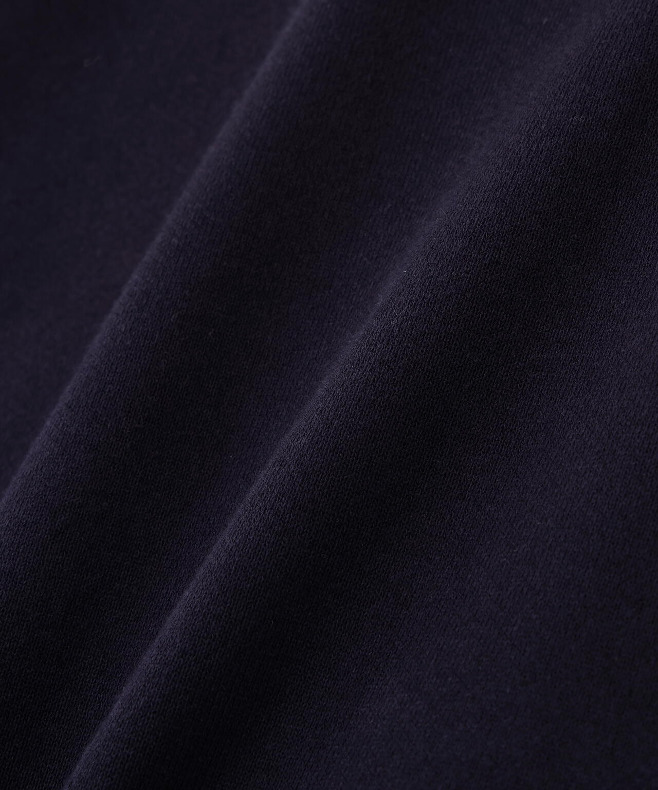 Y / ORGANIC COTTON BLEND HEAVY WEIGHT FLEECE HALF ZIP