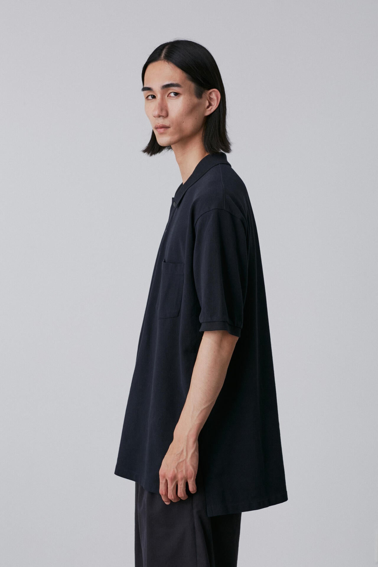 Y / ORGANIC COTTON KANOKO POLO