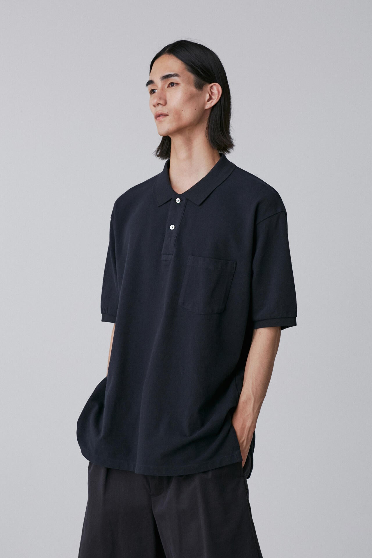 Y / ORGANIC COTTON KANOKO POLO