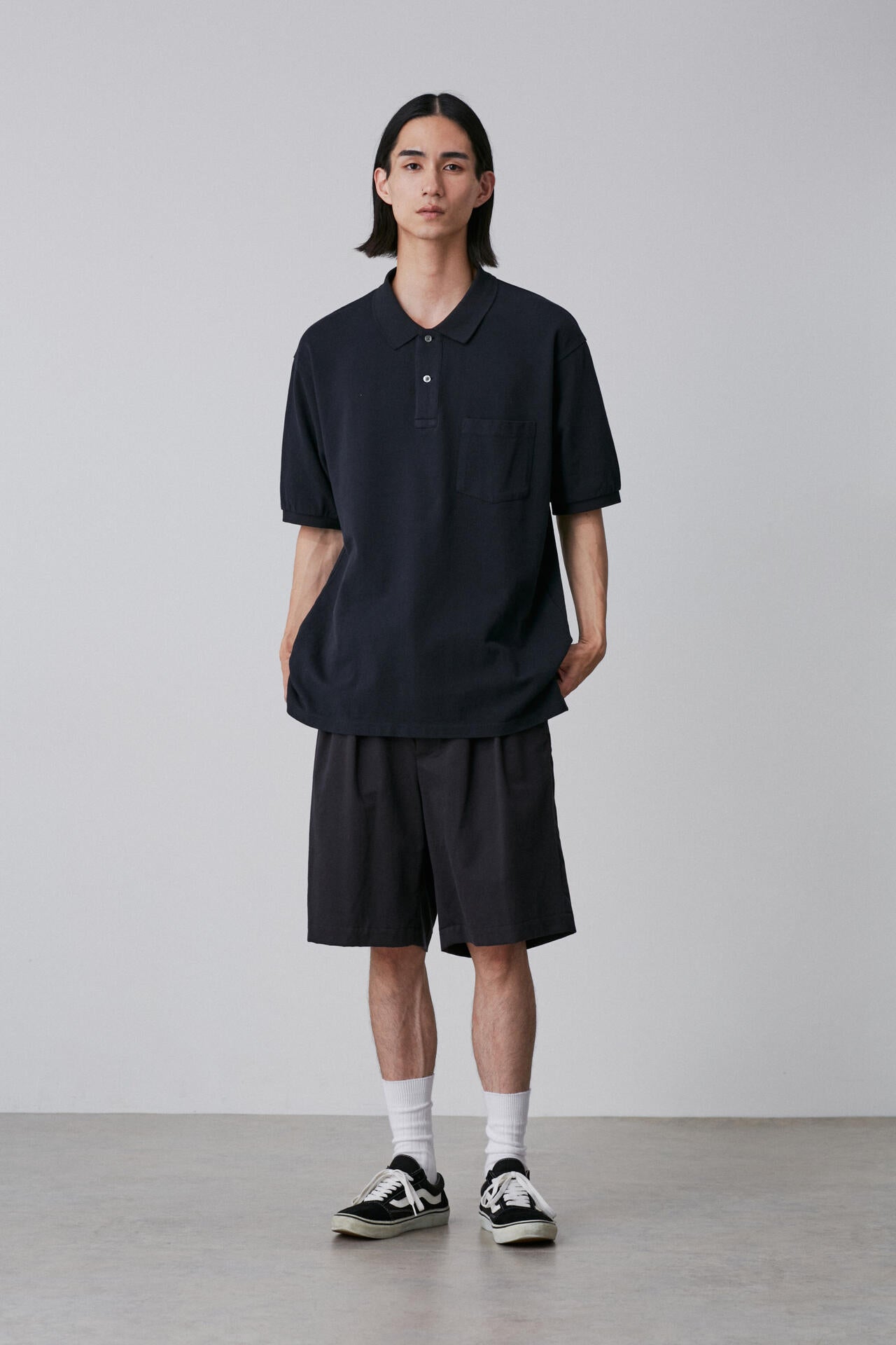 Y / ORGANIC COTTON KANOKO POLO