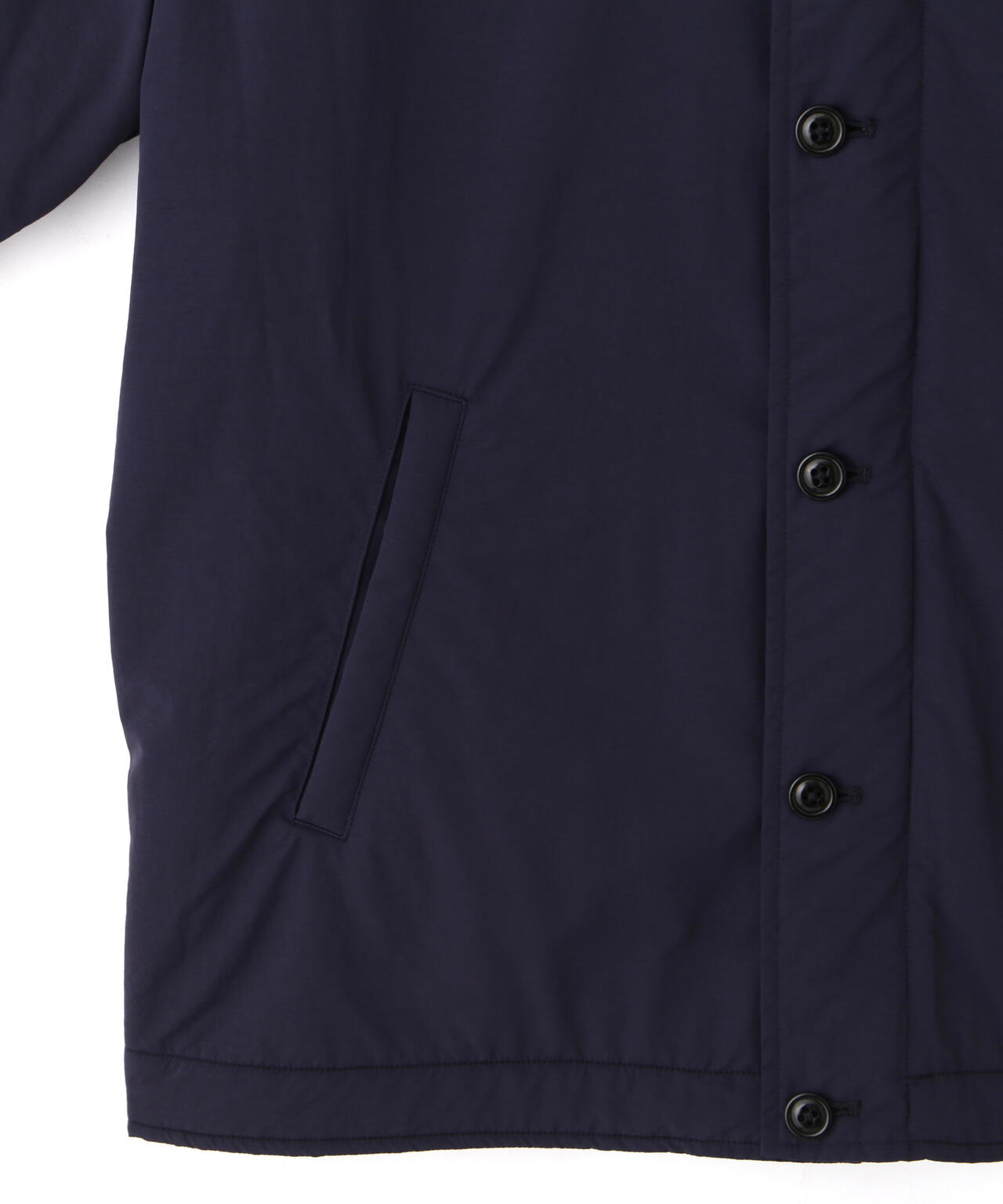 Y / RECYCLE NYLON MIX TAFFETA / RECYCLE POLYESTER FLEECE COAT