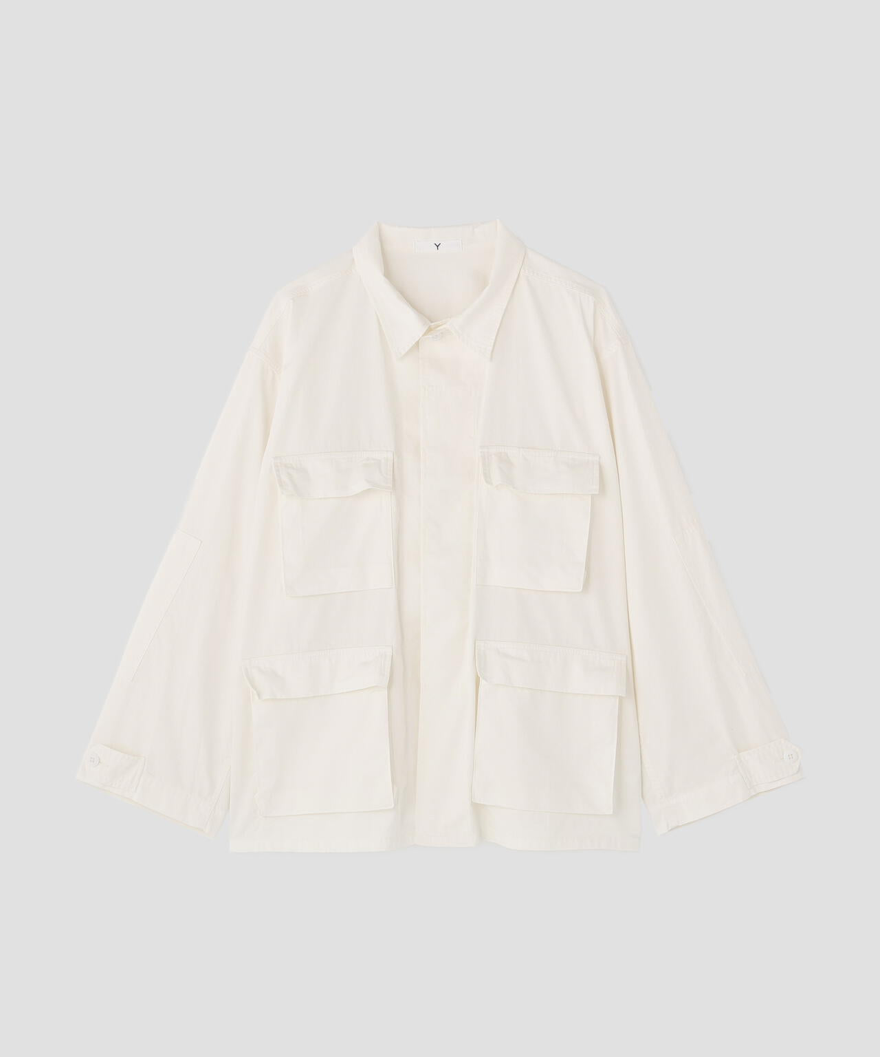 Y / ORGANIC COTTON HIGH DENSITY SATIN BLOUSON