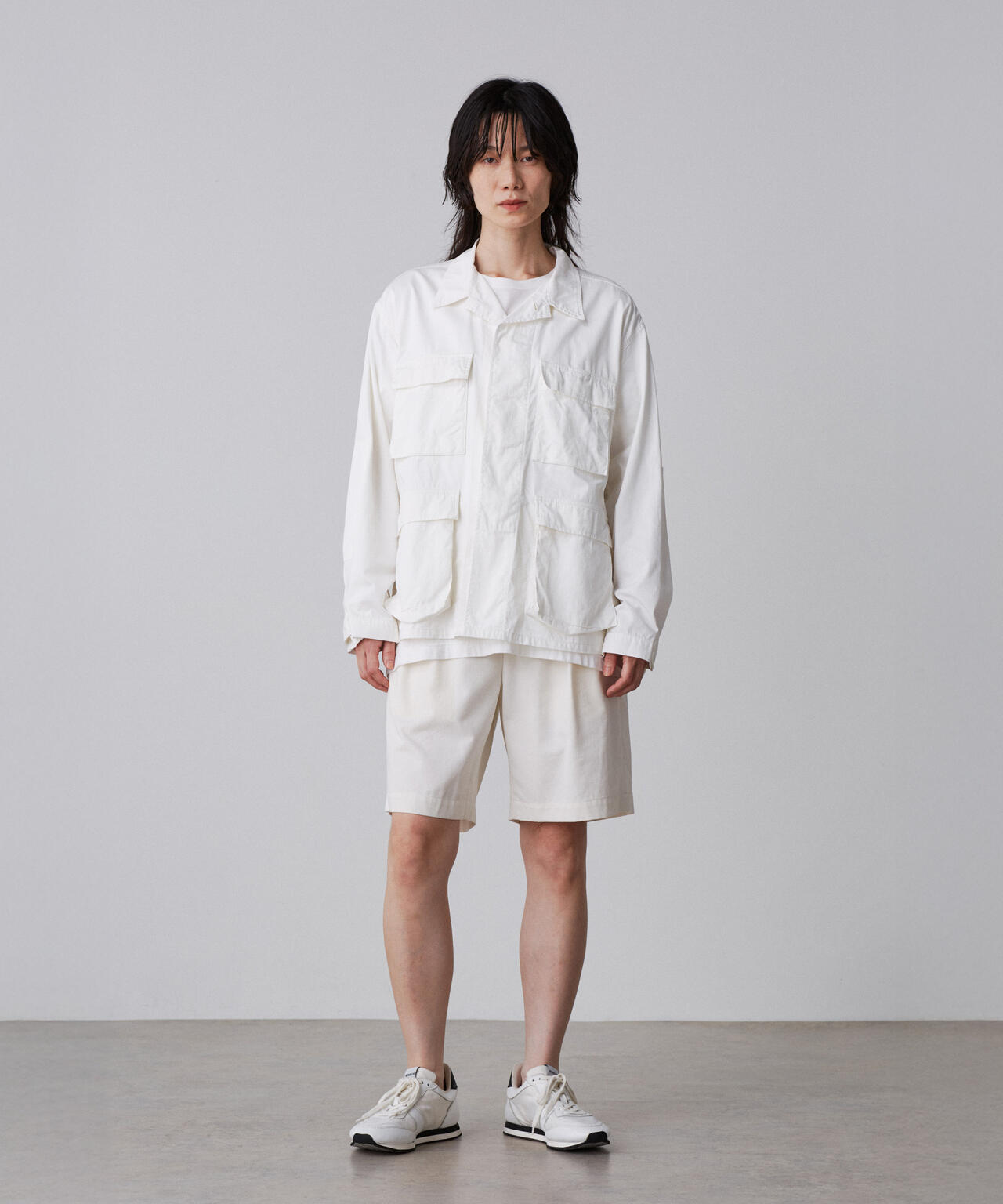 Y / ORGANIC COTTON HIGH DENSITY SATIN BLOUSON