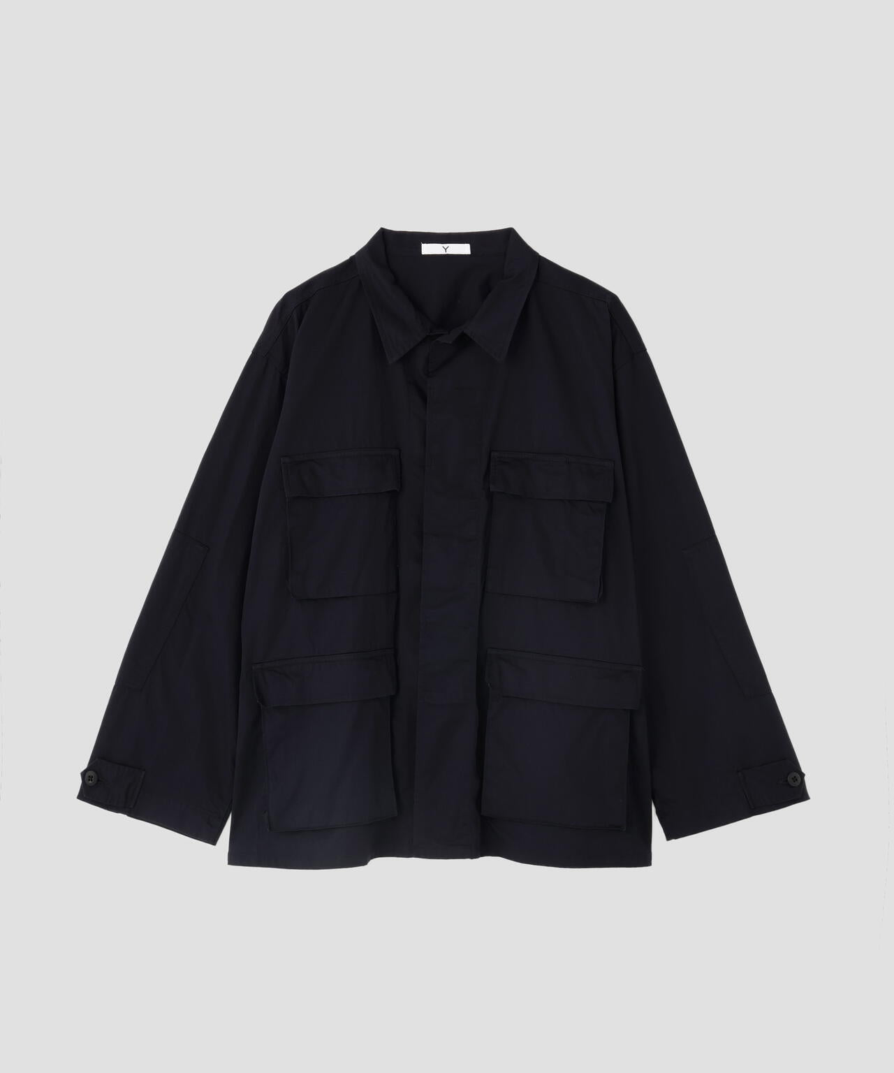 Y / ORGANIC COTTON HIGH DENSITY SATIN BLOUSON