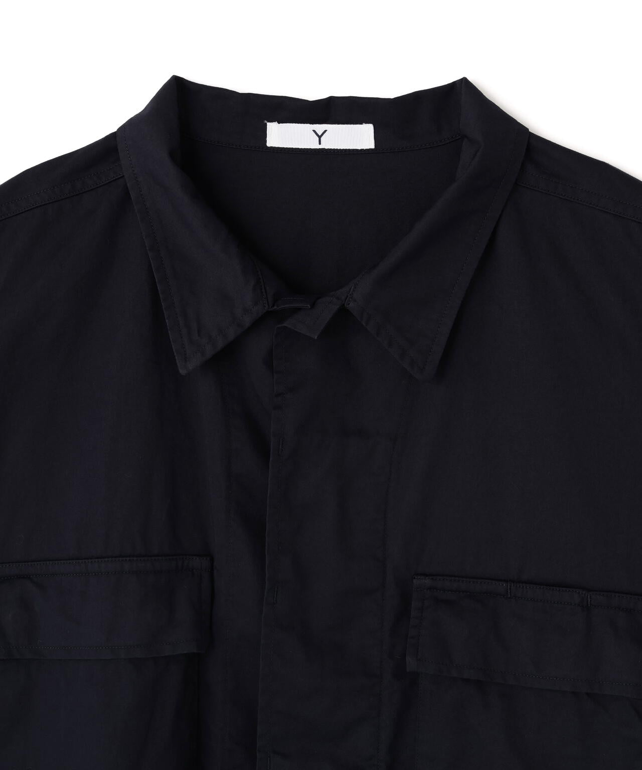 Y / ORGANIC COTTON HIGH DENSITY SATIN BLOUSON