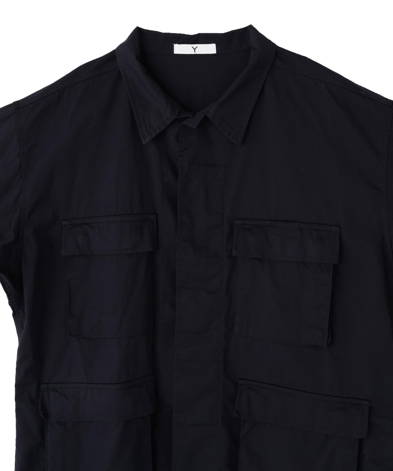 Y / ORGANIC COTTON HIGH DENSITY SATIN BLOUSON