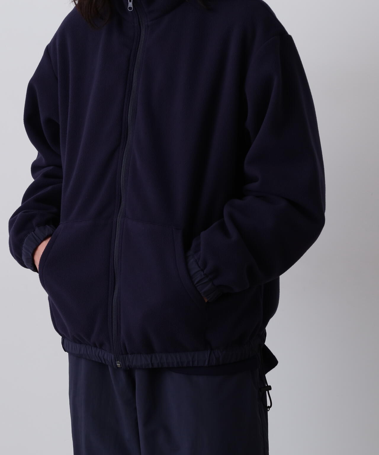 Y / RECYCLE NYLON MIX TAFFETA / RECYCLE POLYESTER FLEECE REVERSIBLE BZ