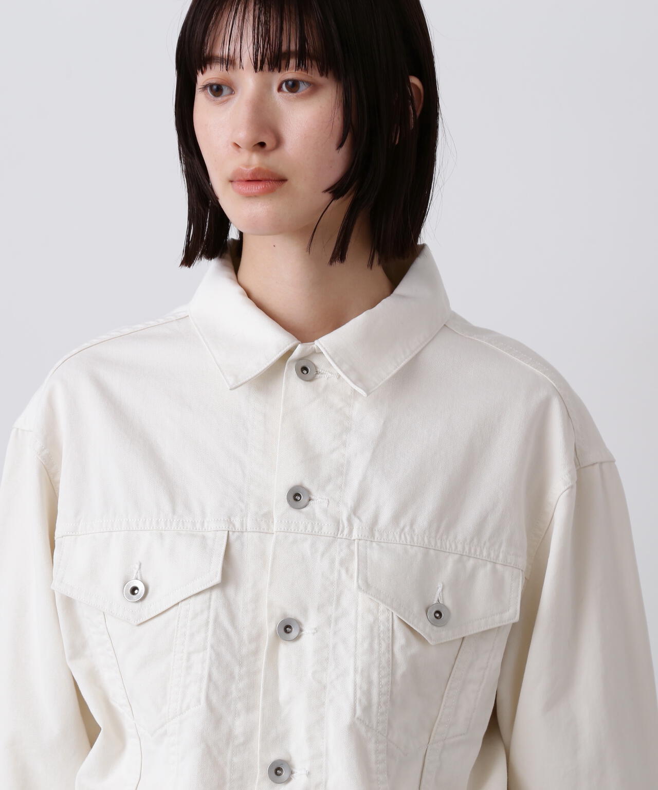 Y / ORGANIC COTTON TENCEL CHINO JACKET