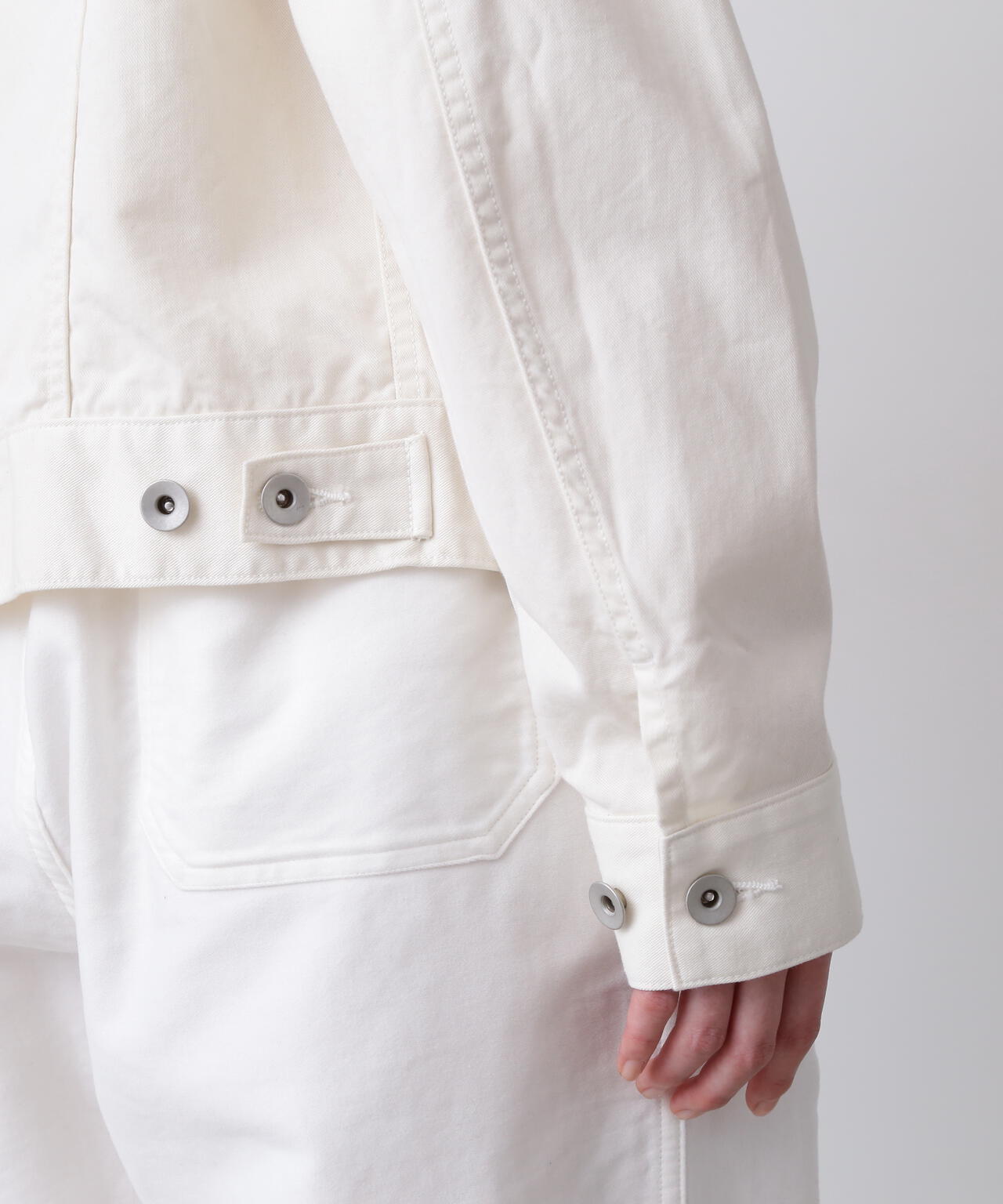 Y / ORGANIC COTTON TENCEL CHINO JACKET