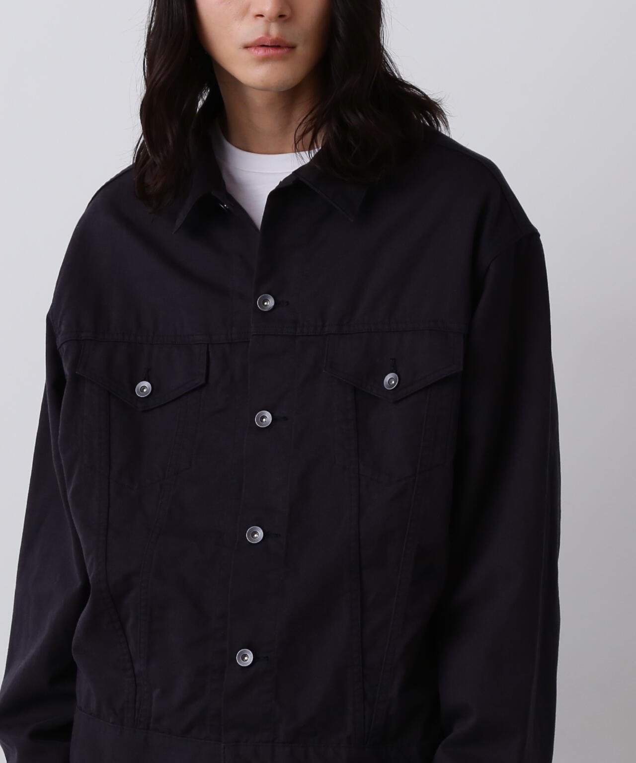 Y / ORGANIC COTTON TENCEL CHINO JACKET