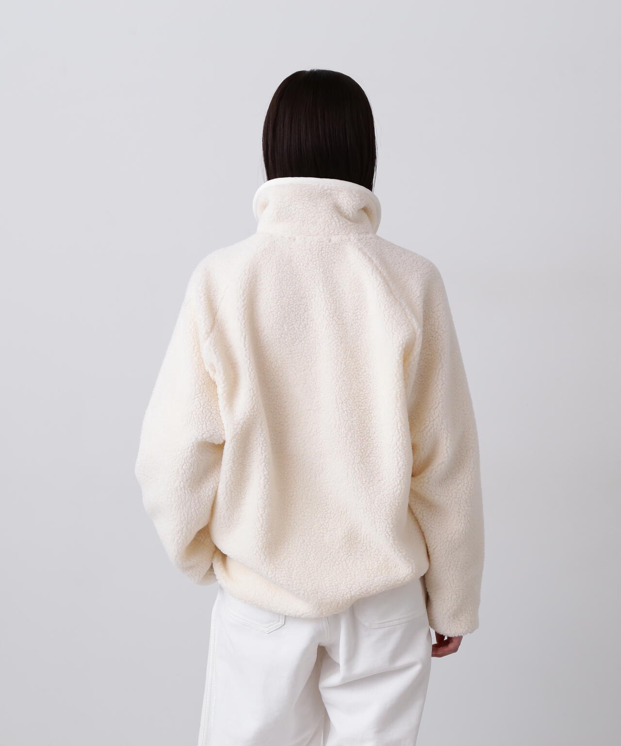 Y / RECYCLE POLYESTER BOA BLOUSON