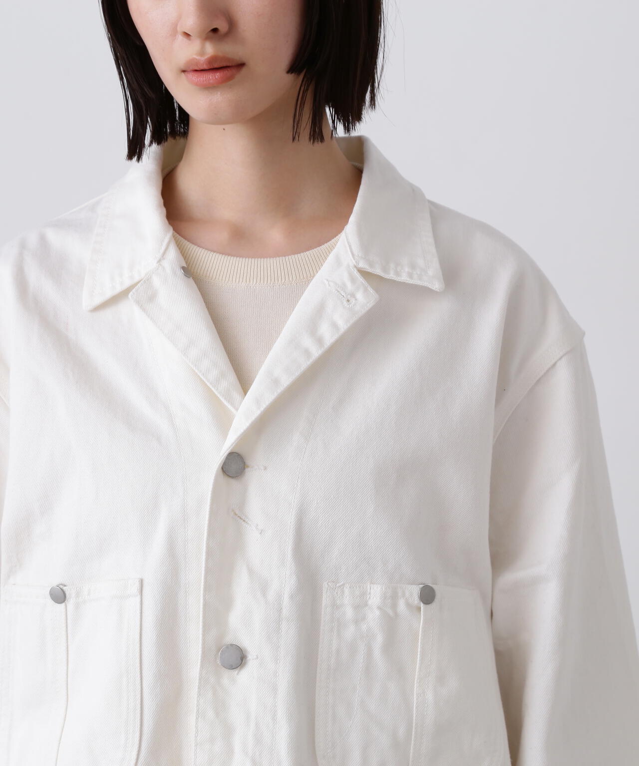 Y / 13oz ORGANIC COTTON DENIM COVERALL JACKET