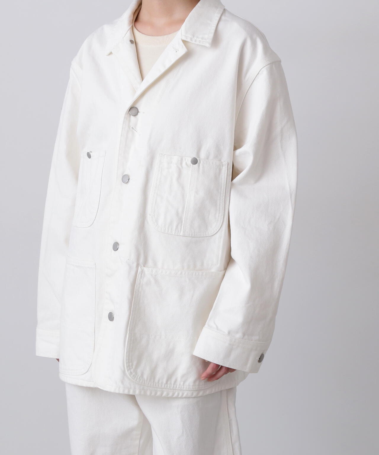 Y / 13oz ORGANIC COTTON DENIM COVERALL JACKET