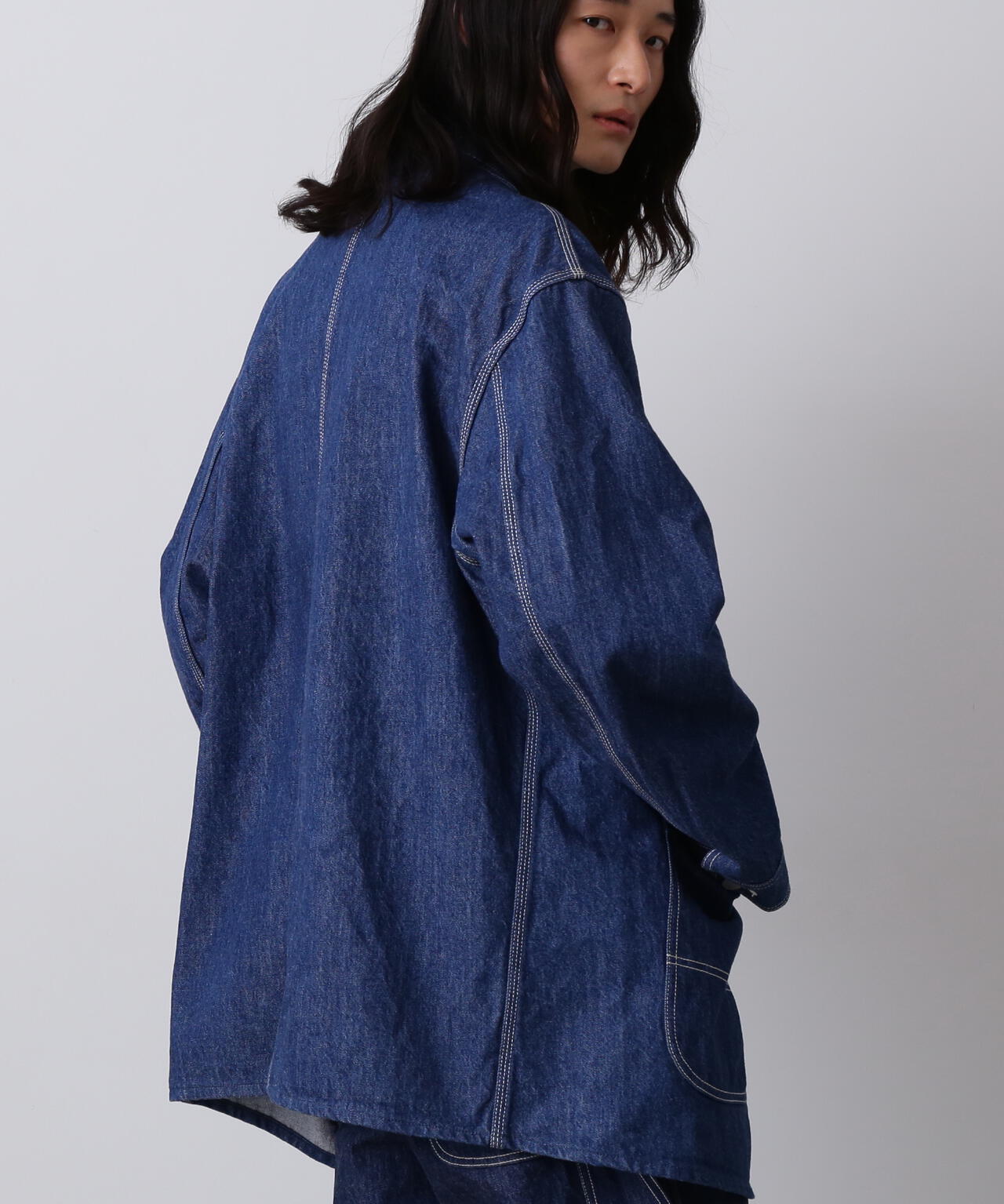 Y / 13oz ORGANIC COTTON DENIM COVERALL JACKET