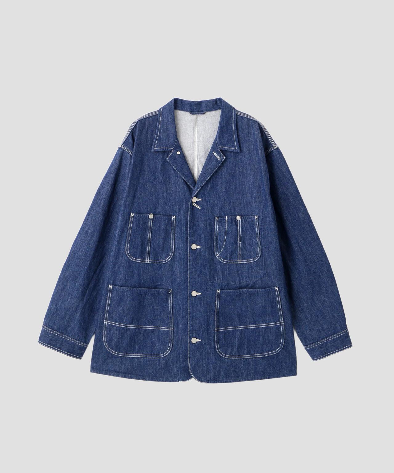 Y / 13oz ORGANIC COTTON DENIM COVERALL JACKET