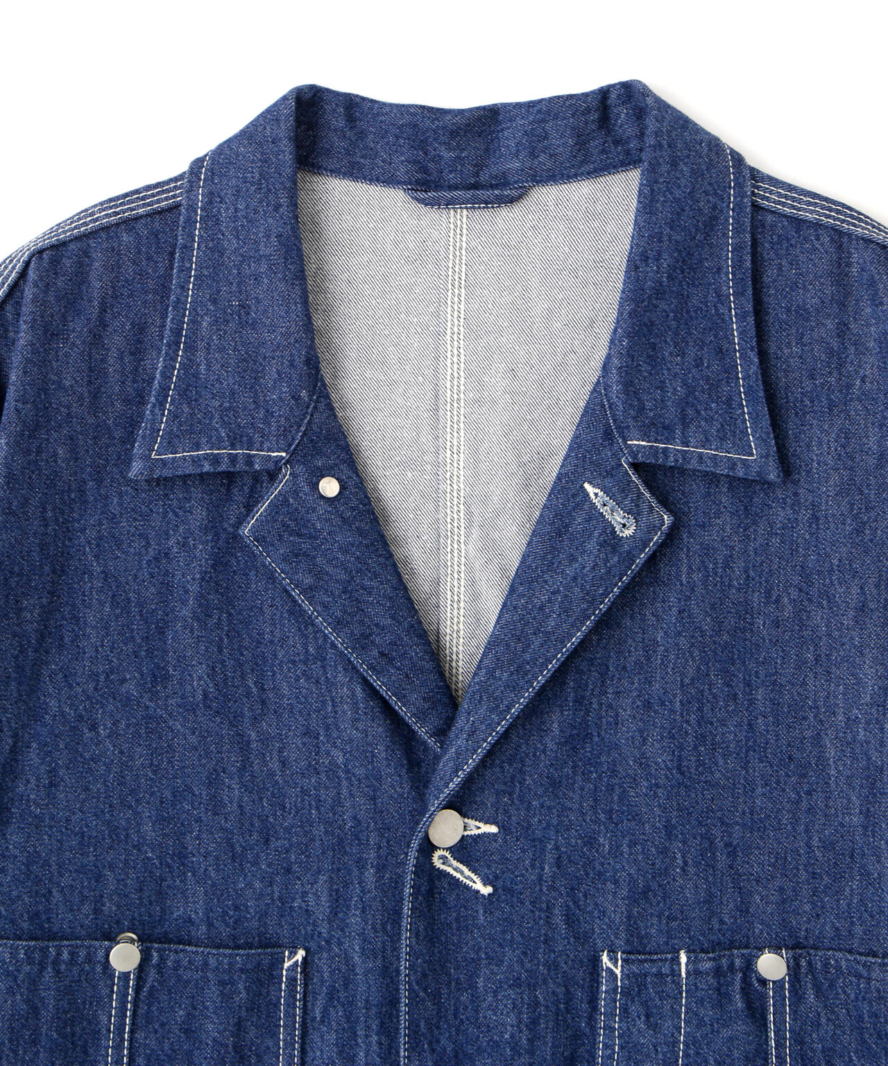 Y / 13oz ORGANIC COTTON DENIM COVERALL JACKET