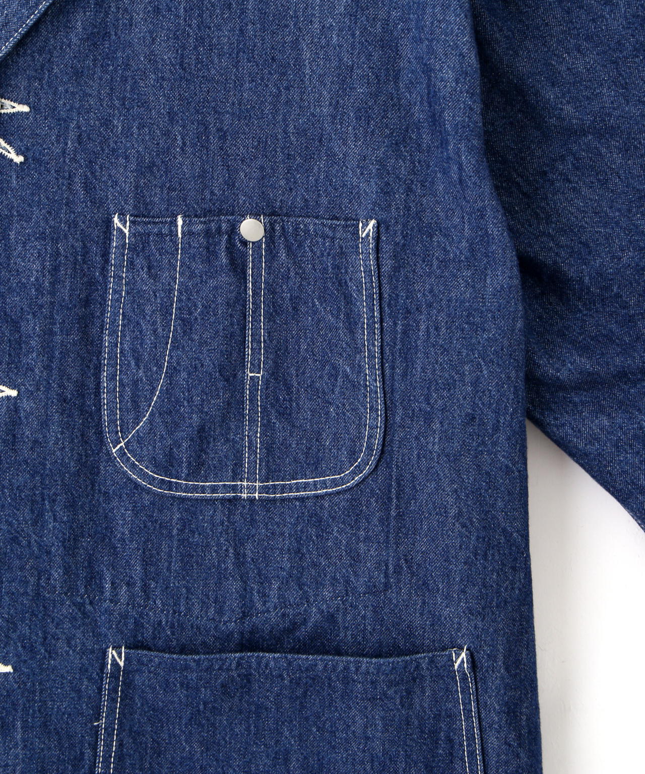 Y / 13oz ORGANIC COTTON DENIM COVERALL JACKET