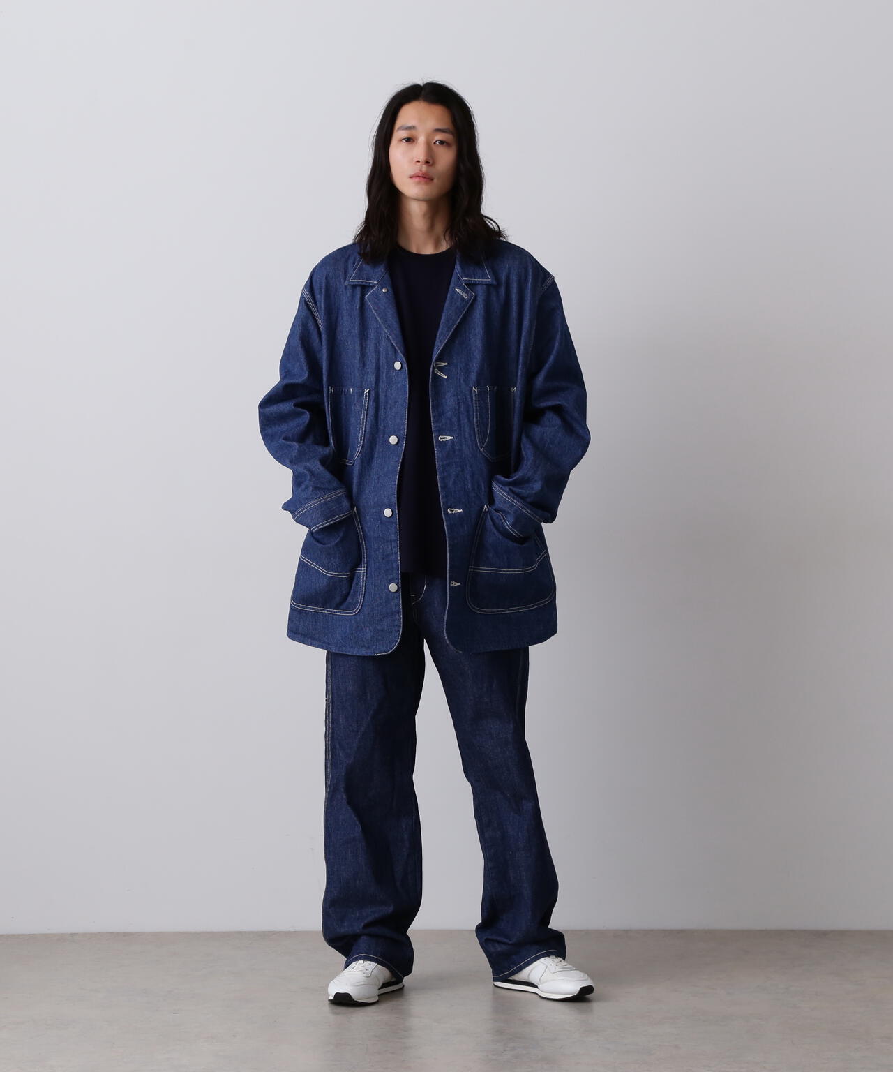 Y / 13oz ORGANIC COTTON DENIM COVERALL JACKET