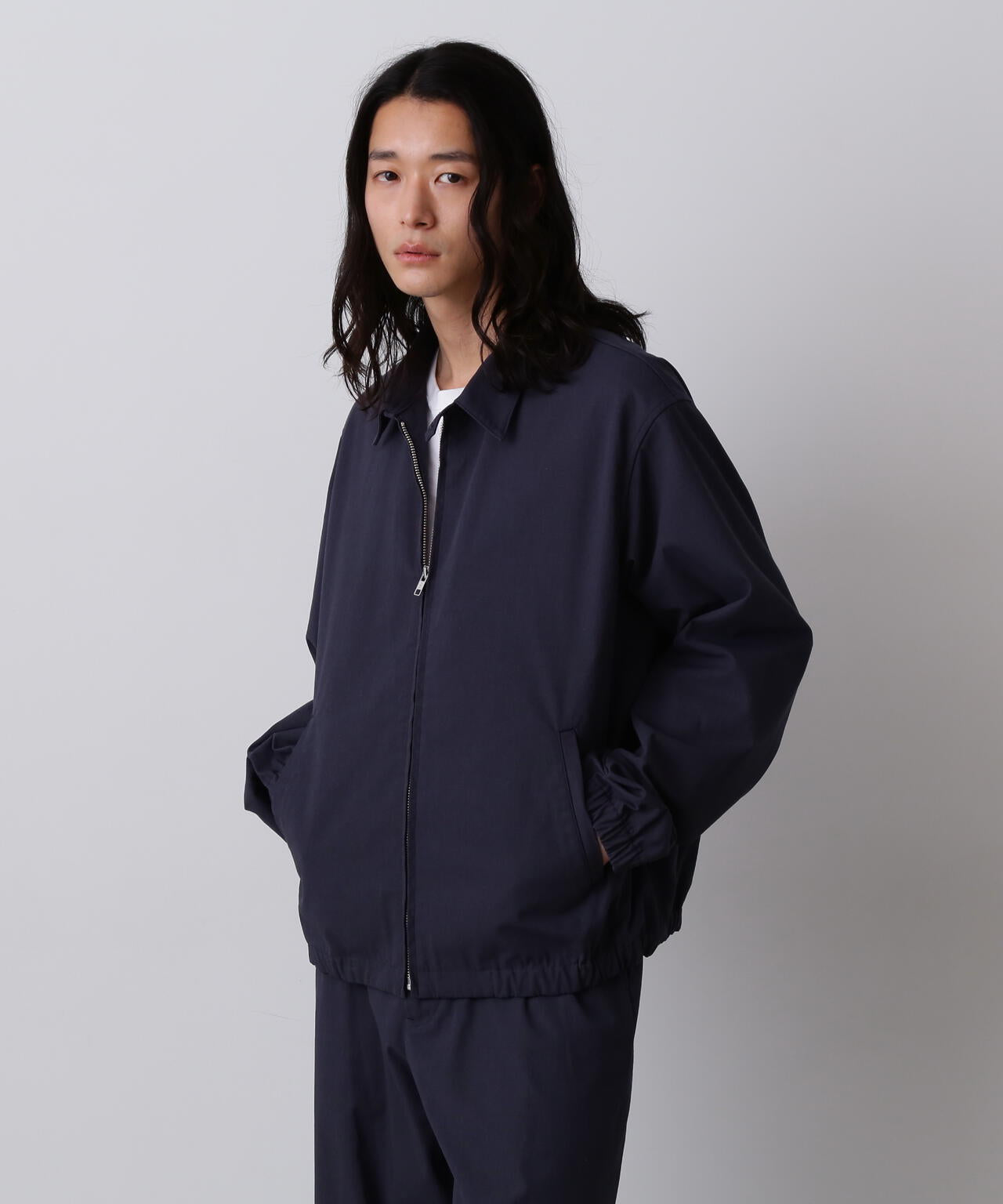 Y / ORGANIC COTTON / RECYCLE POLYESTER TWILL BLOUSON