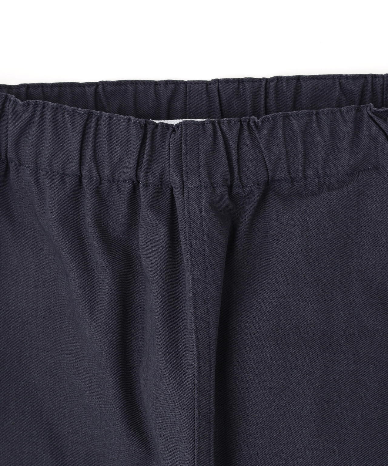 Y / ORGANIC COTTON / RECYCLE POLYESTER TWILL TAPERED EASY TROUSERS