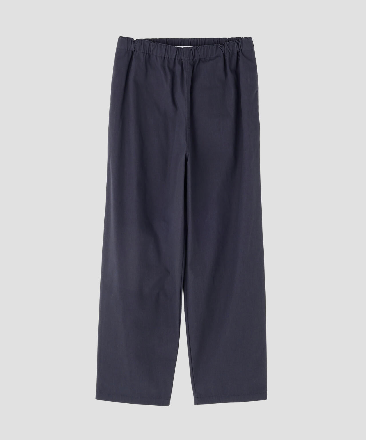 Y / ORGANIC COTTON / RECYCLE POLYESTER TWILL TAPERED EASY TROUSERS
