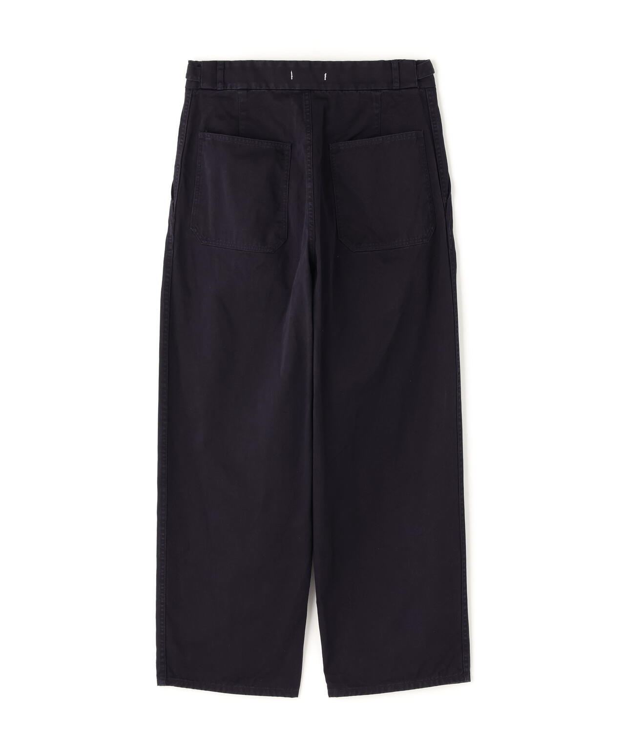 Y / ORGANIC COTTON CHINO ADJUSTER TROUSERS