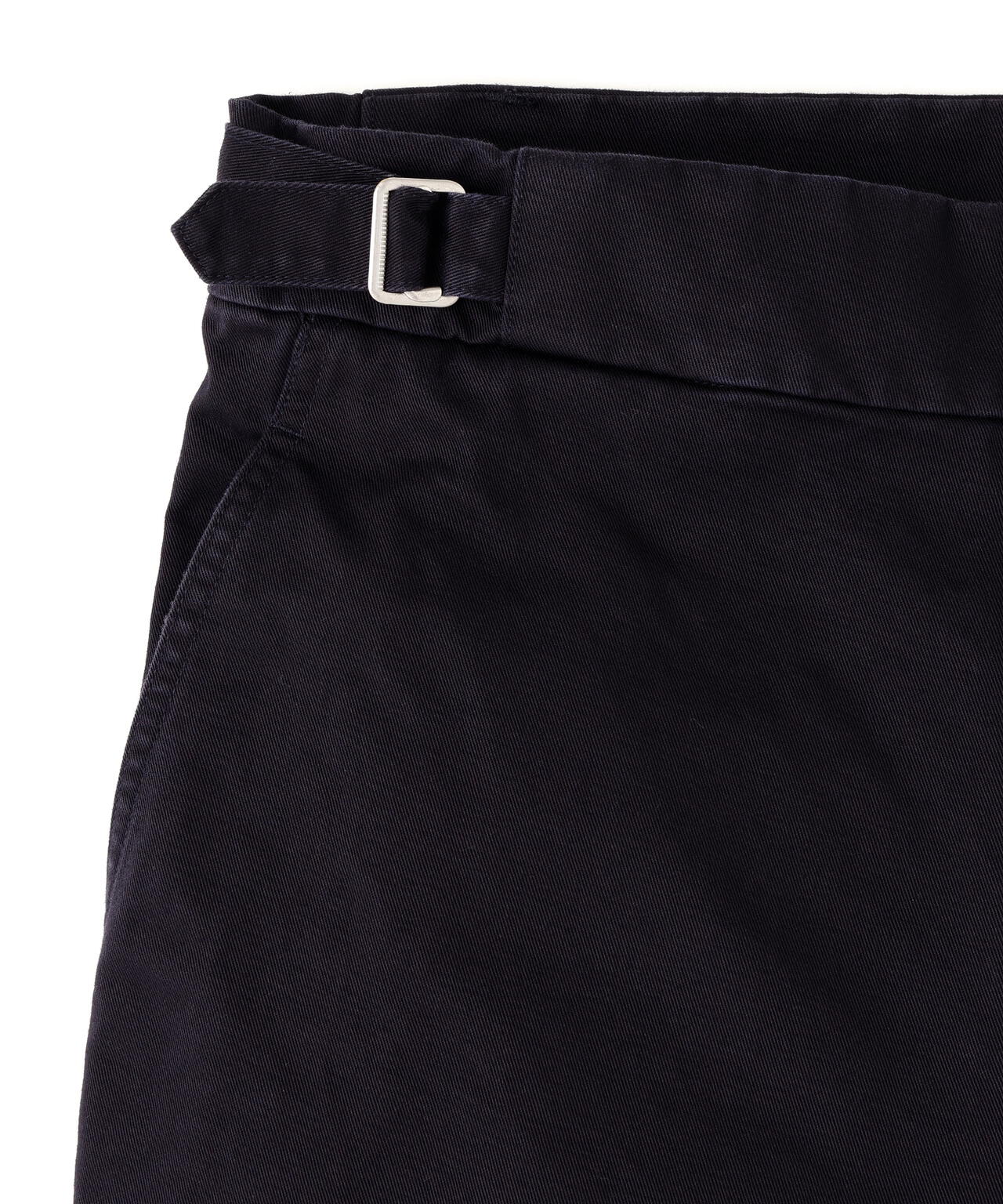 Y / ORGANIC COTTON CHINO ADJUSTER TROUSERS