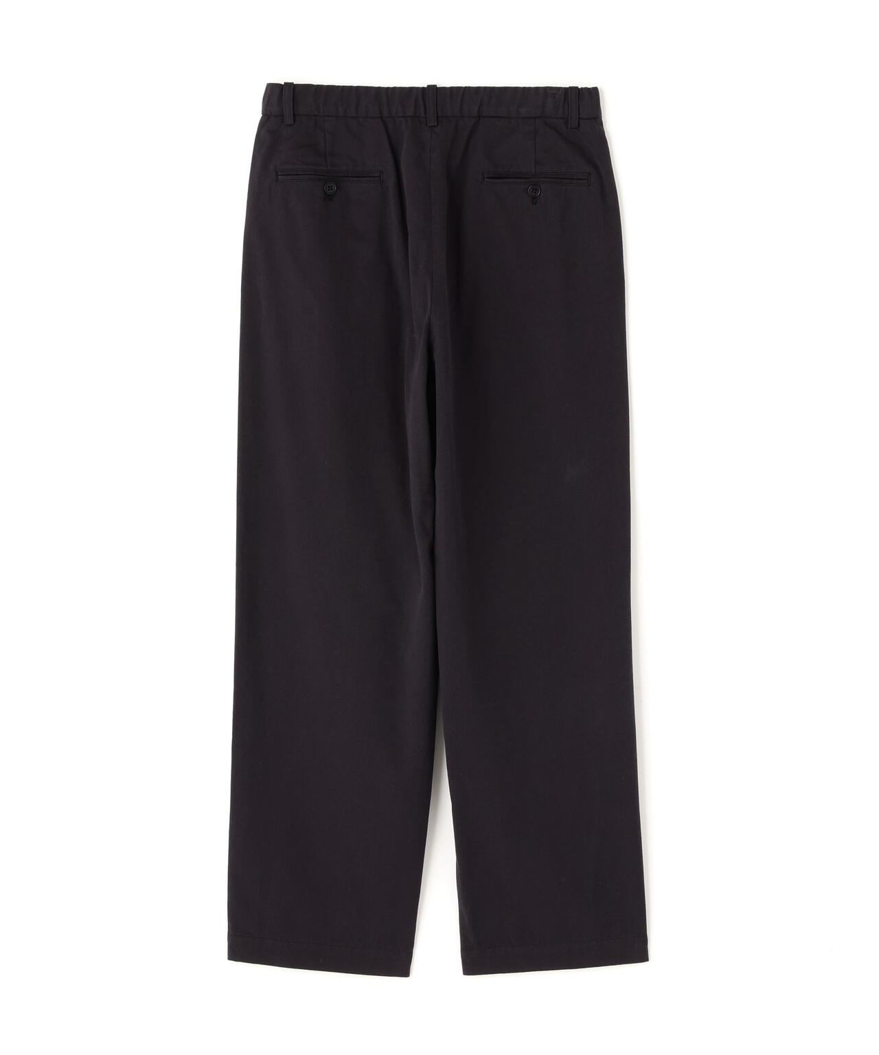 Y / ORGANIC COTTON TENCEL CHINO TROUSERS