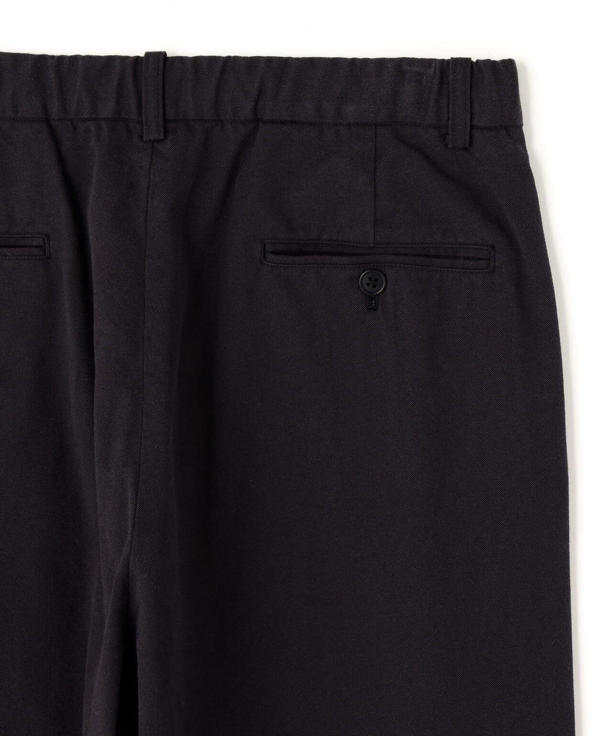 Y / ORGANIC COTTON TENCEL CHINO TROUSERS