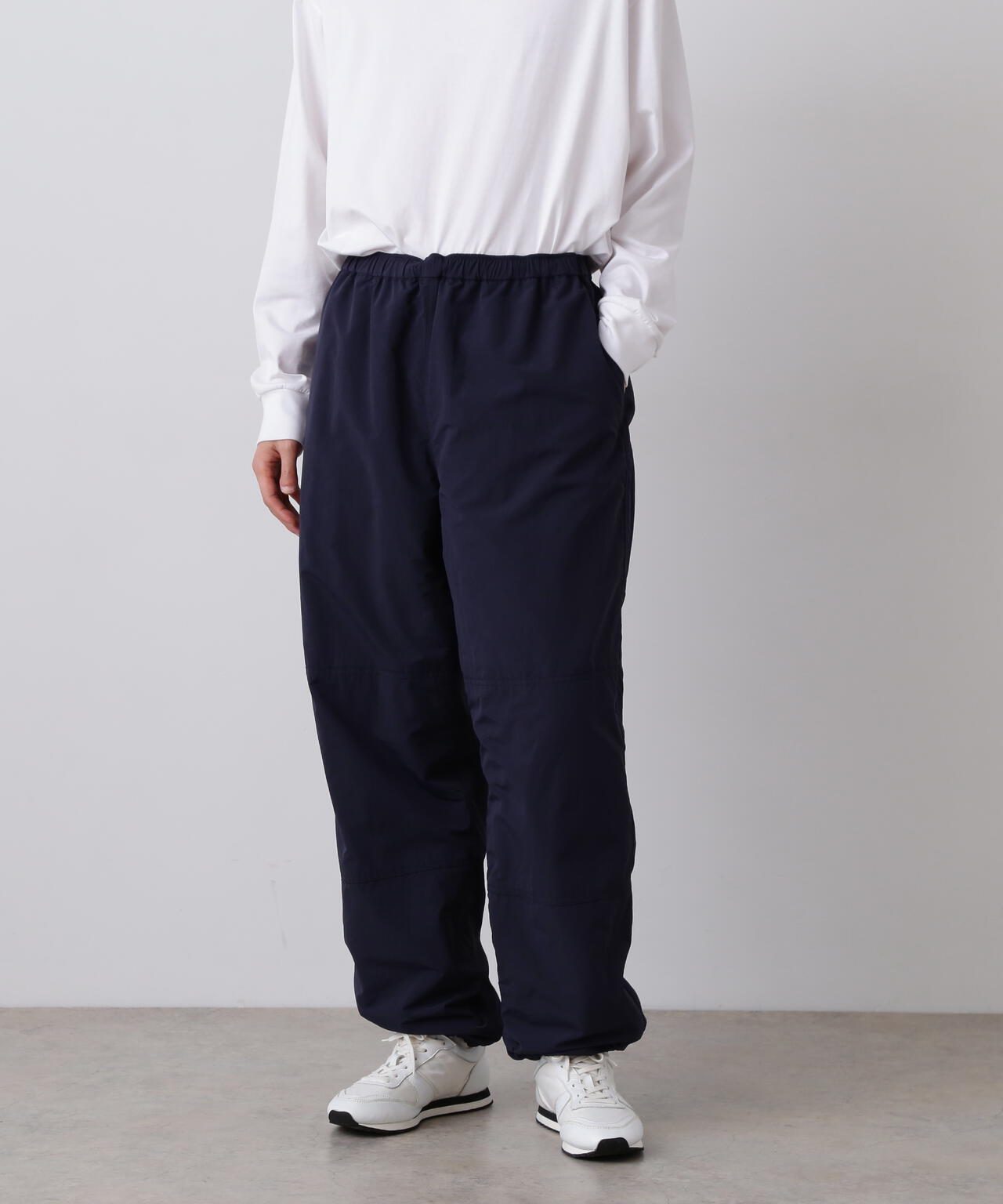 Y / RECYCLE NYLON MIX TAFFETA / RECYCLE POLYESTER FLEECE TROUSERS