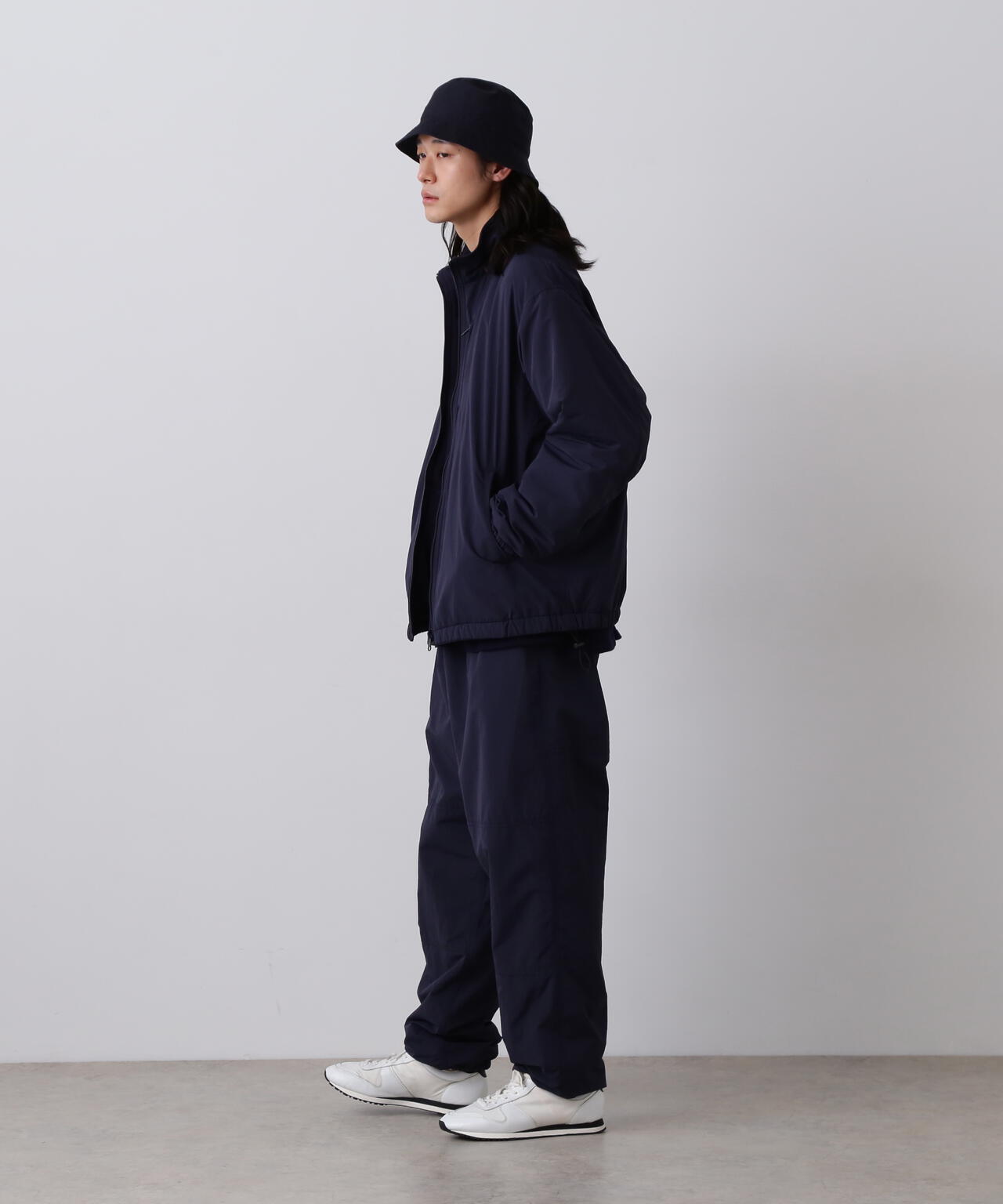 Y / RECYCLE NYLON MIX TAFFETA / RECYCLE POLYESTER FLEECE TROUSERS