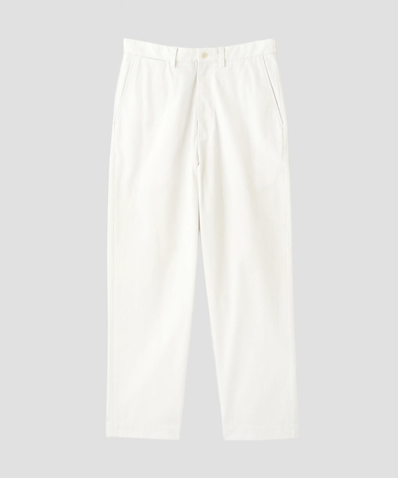Y / ORGANIC COTTON / RECYCLE POLYESTER TWILL ADJUSTER TROUSERS