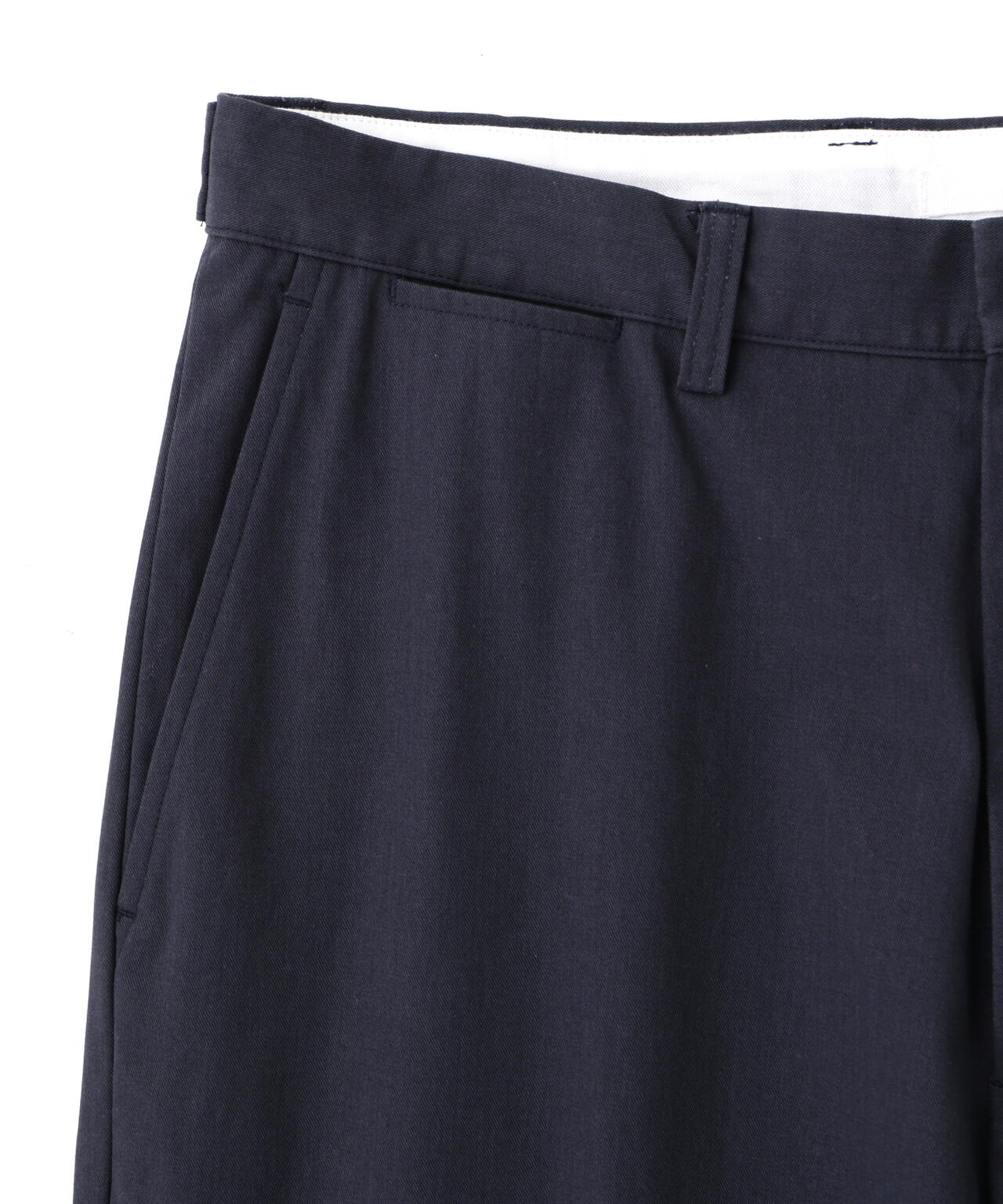 Y / ORGANIC COTTON / RECYCLE POLYESTER TWILL ADJUSTER TROUSERS