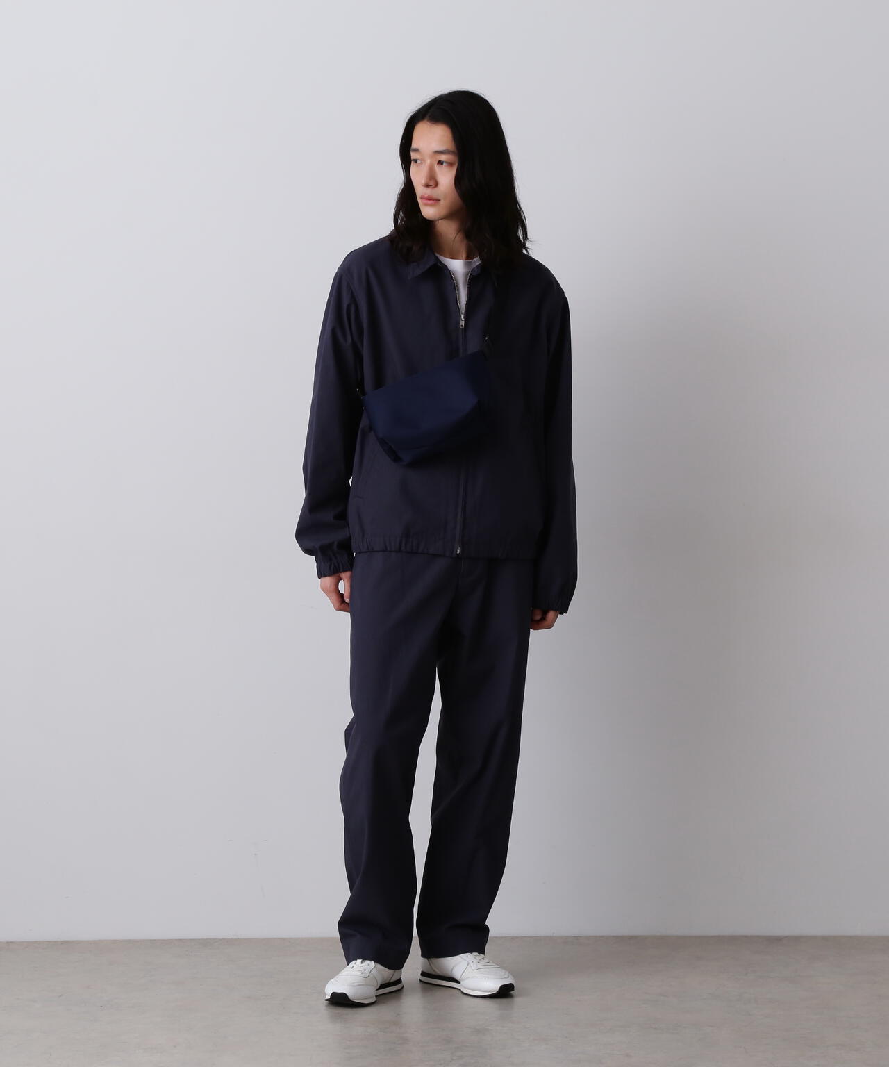 Y / ORGANIC COTTON / RECYCLE POLYESTER TWILL ADJUSTER TROUSERS