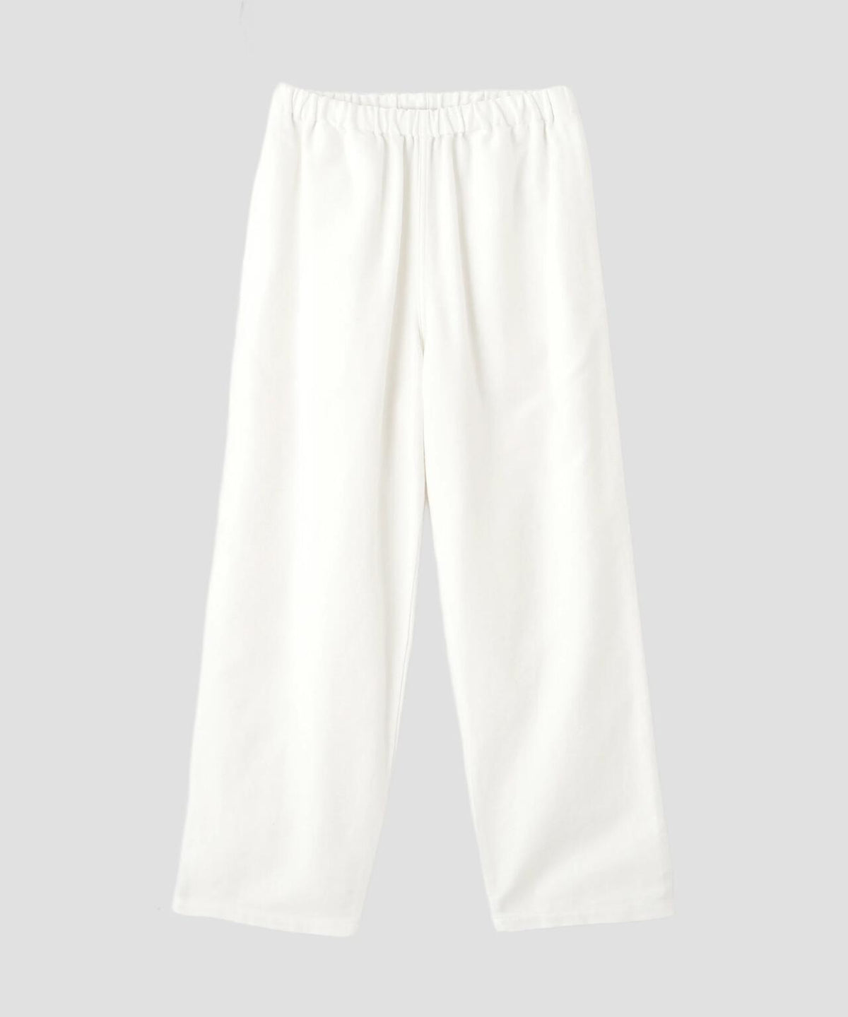 Y / ORGANIC COTTON SOFT MOLESKIN TAPERED EASY TROUSERS