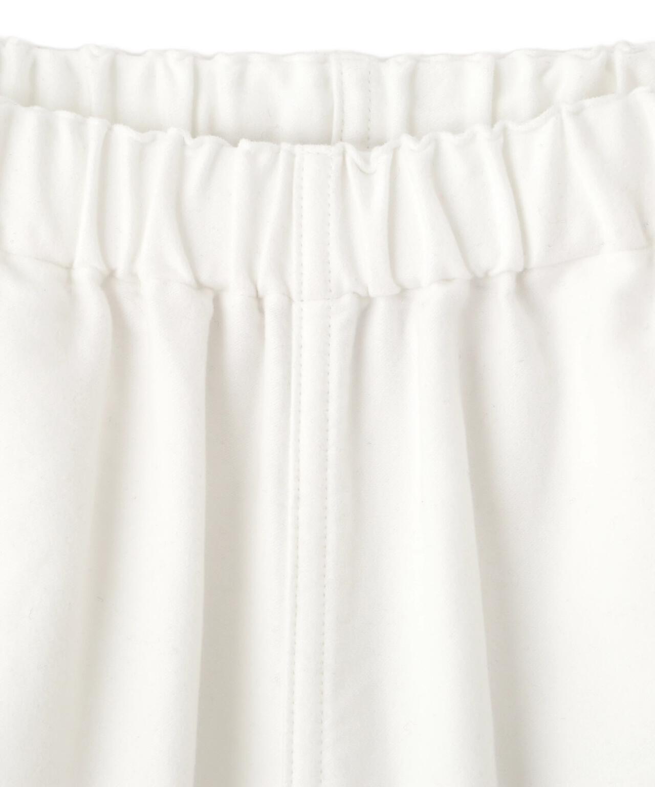 Y / ORGANIC COTTON SOFT MOLESKIN TAPERED EASY TROUSERS