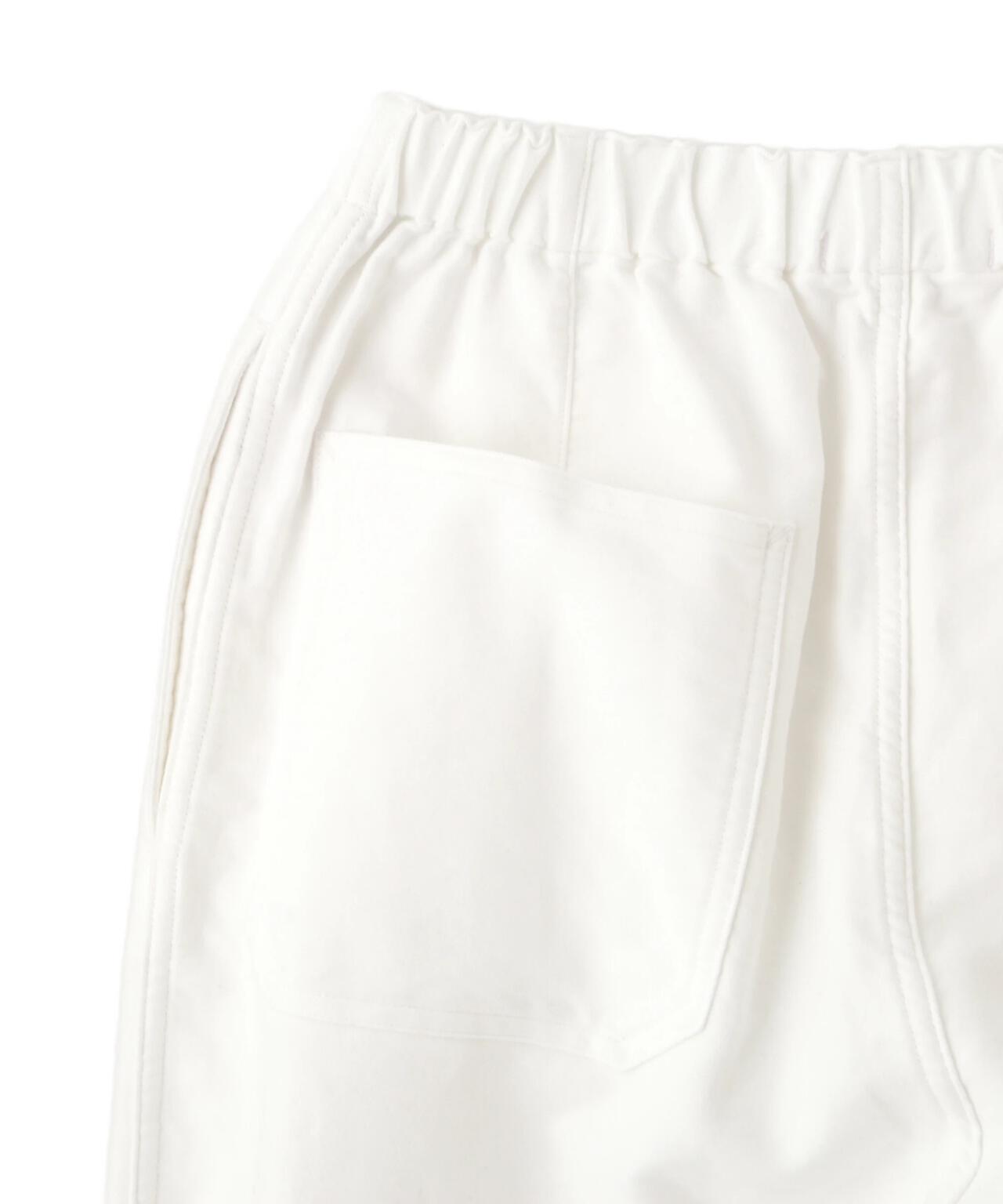 Y / ORGANIC COTTON SOFT MOLESKIN TAPERED EASY TROUSERS