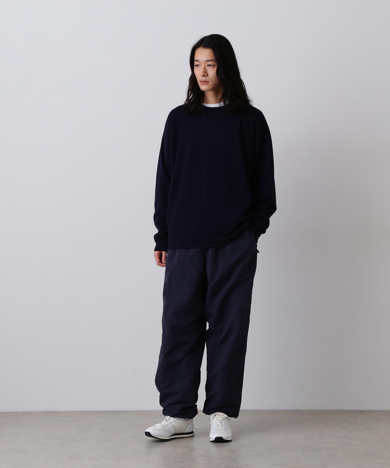 Y / ORGANIC COTTON SOFT MOLESKIN EASY TROUSERS