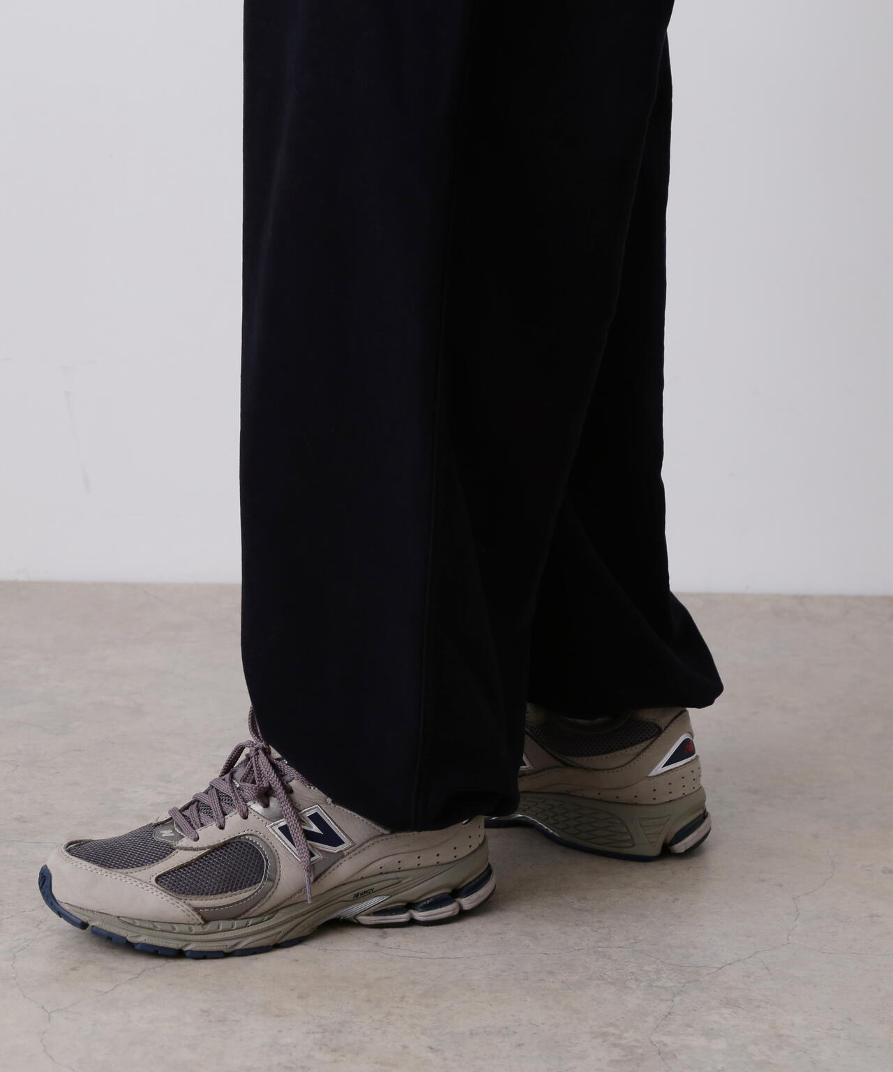 Y / ORGANIC COTTON SOFT MOLESKIN EASY TROUSERS