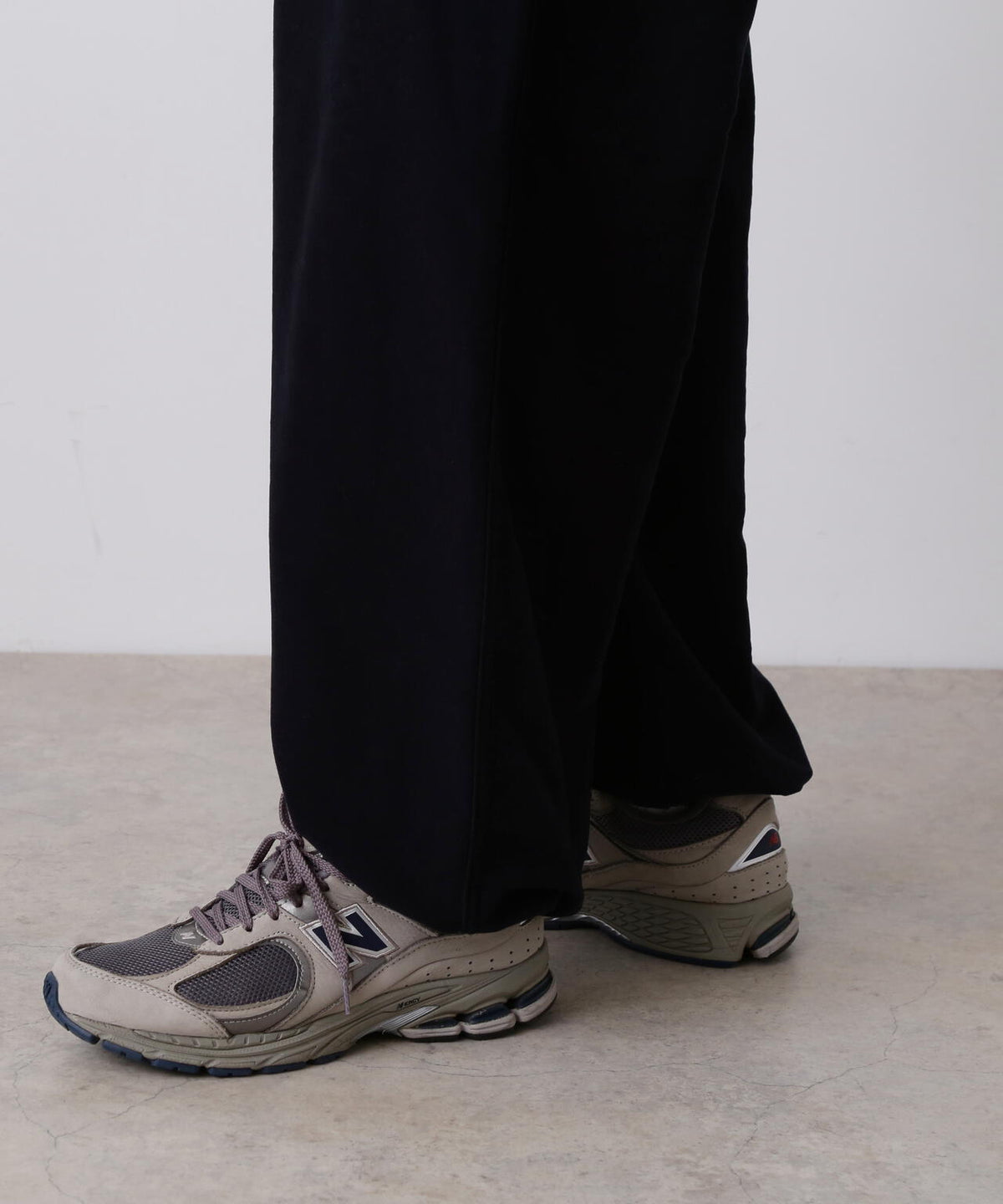 Y / ORGANIC COTTON SOFT MOLESKIN EASY TROUSERS