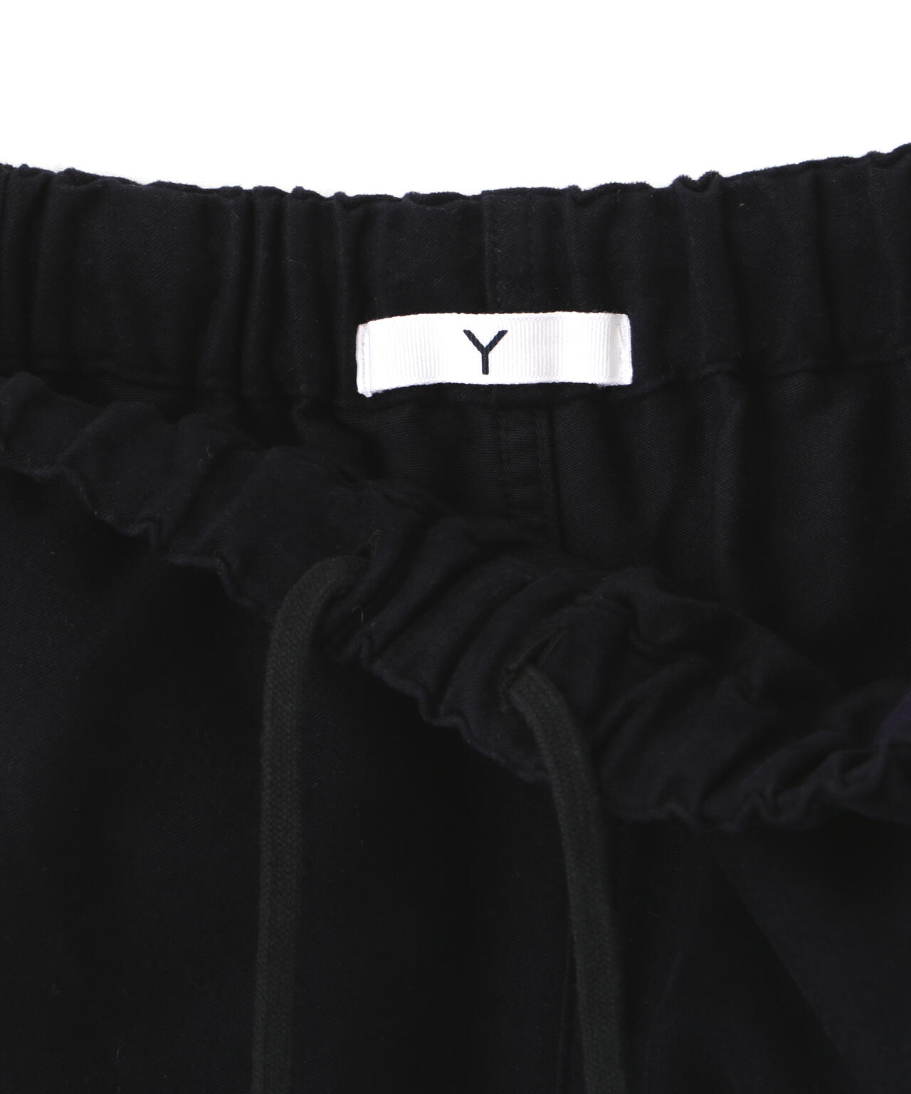 Y / ORGANIC COTTON SOFT MOLESKIN EASY TROUSERS