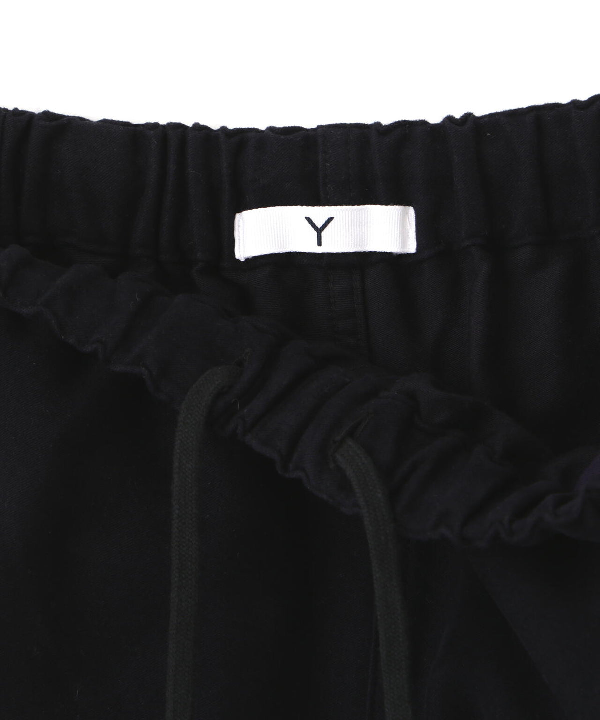 Y / ORGANIC COTTON SOFT MOLESKIN EASY TROUSERS