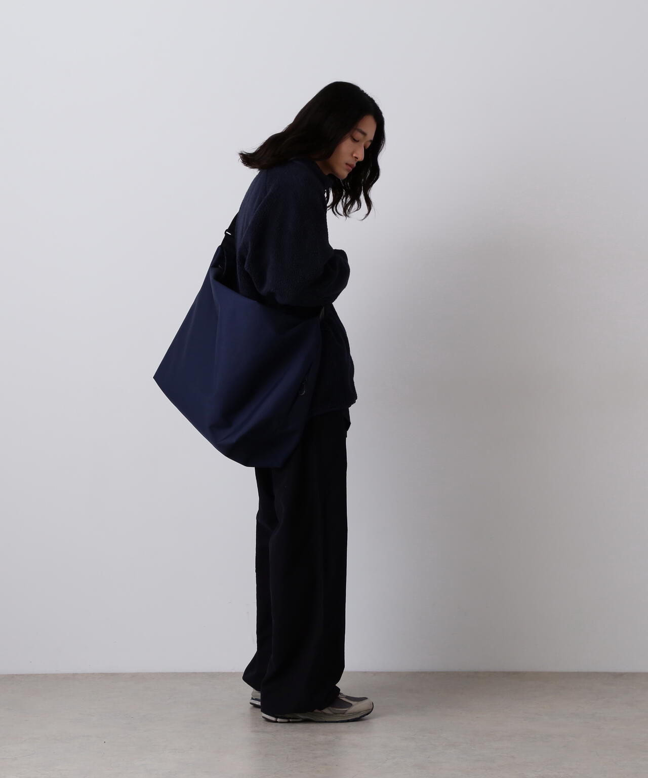 Y / ORGANIC COTTON SOFT MOLESKIN EASY TROUSERS