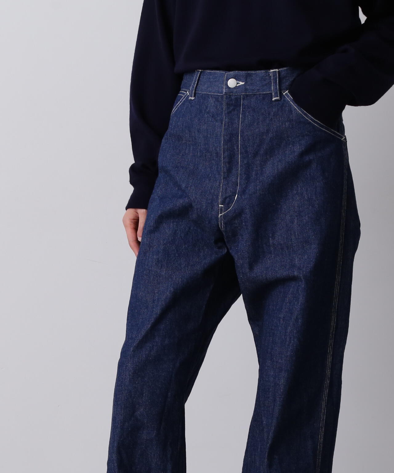 Y / 13oz ORGANIC COTTON DENIM PAINTER PANTS